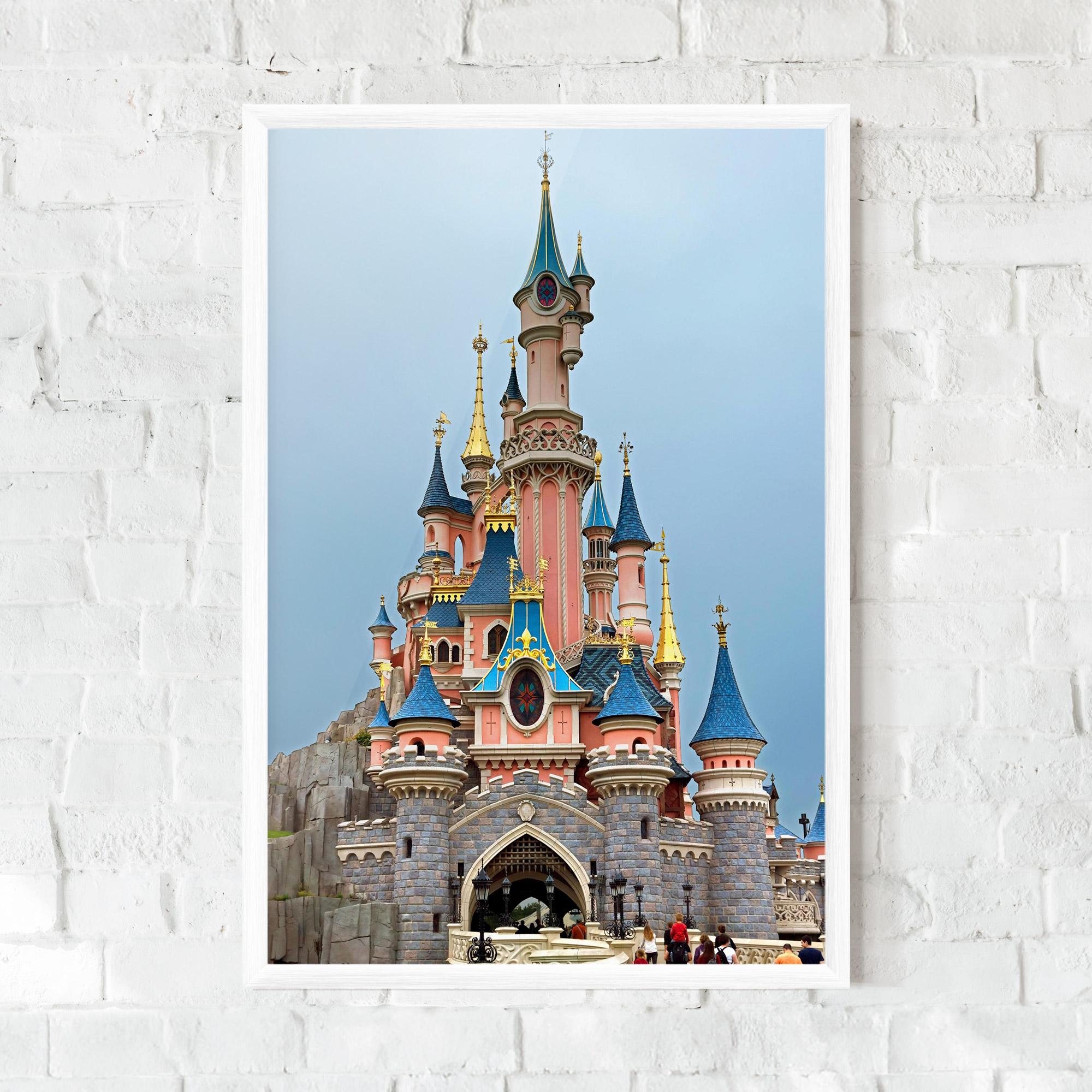 Poster Înrămat Disneyland Castle mockup 0