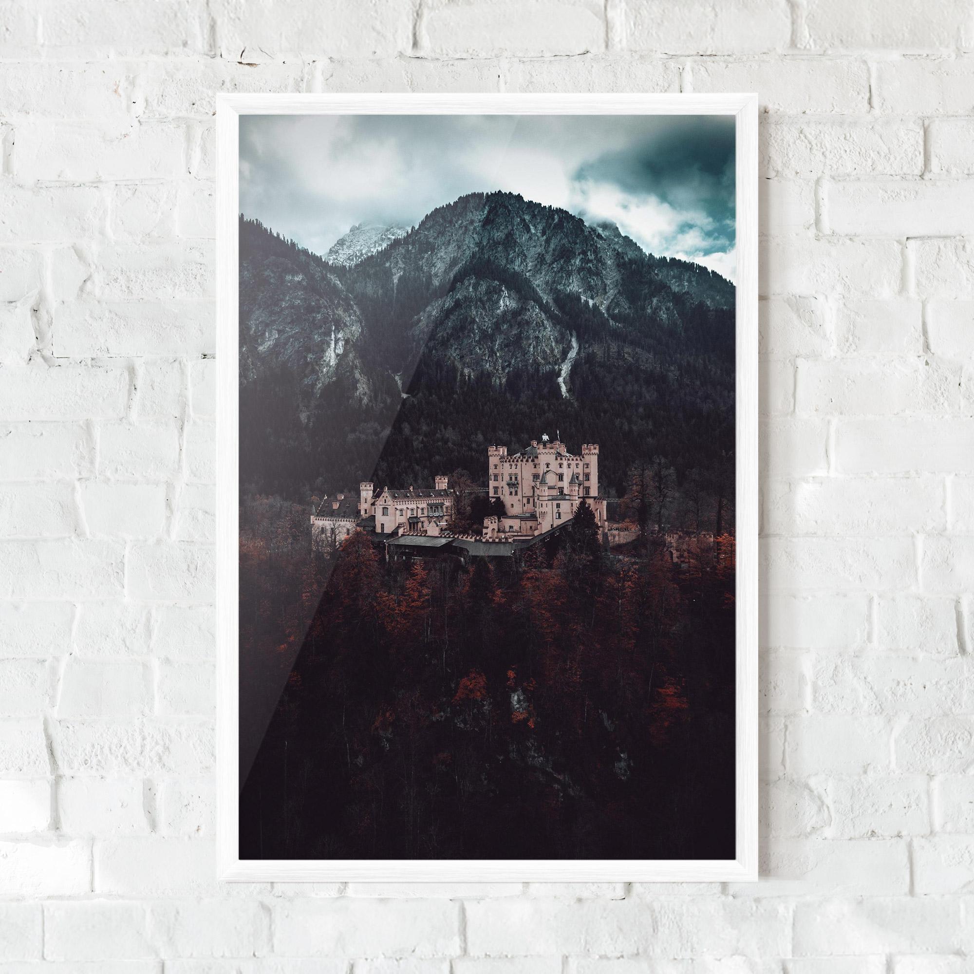 Poster Înrămat Forest Castle mockup 0