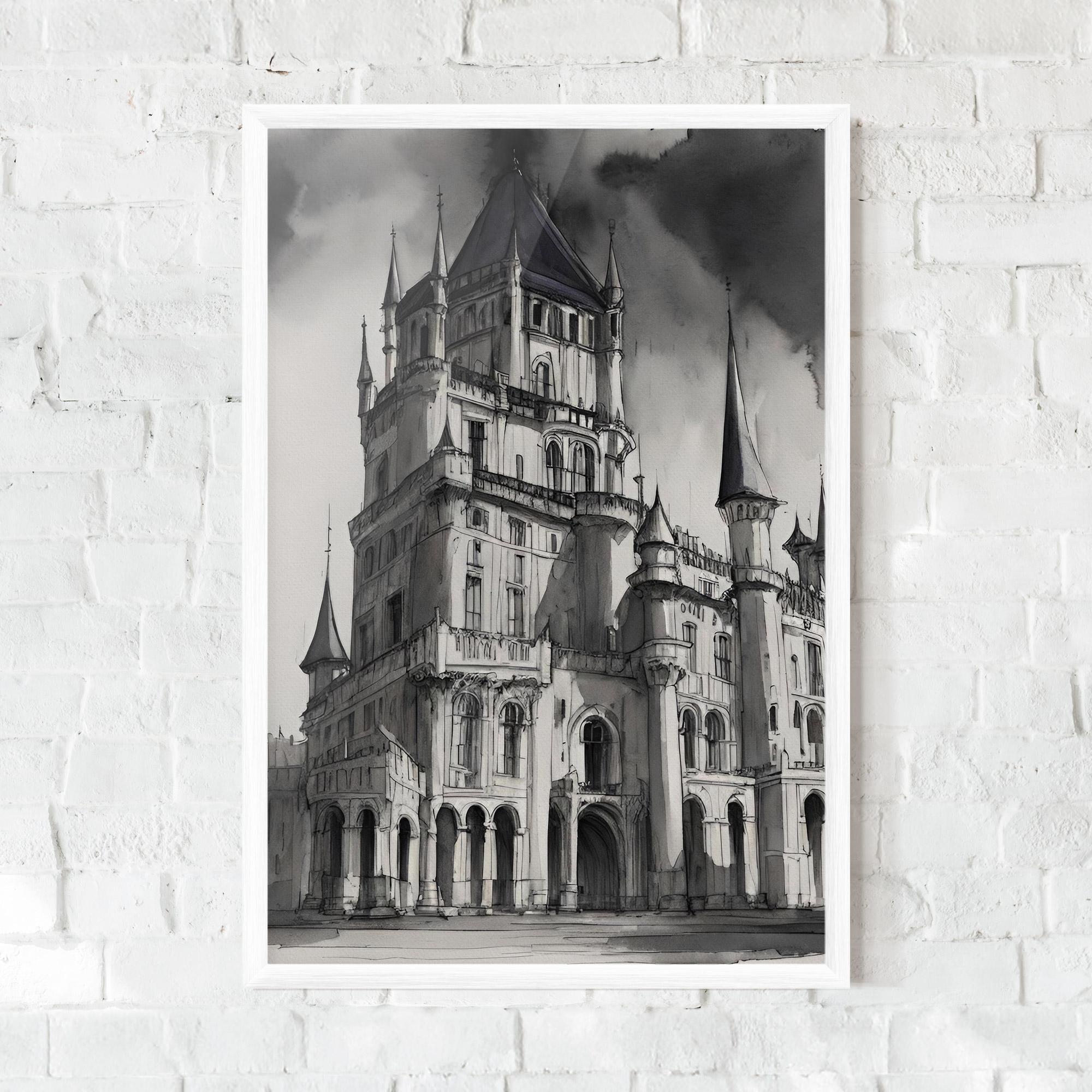 Poster Înrămat Palace Versailles mockup 0