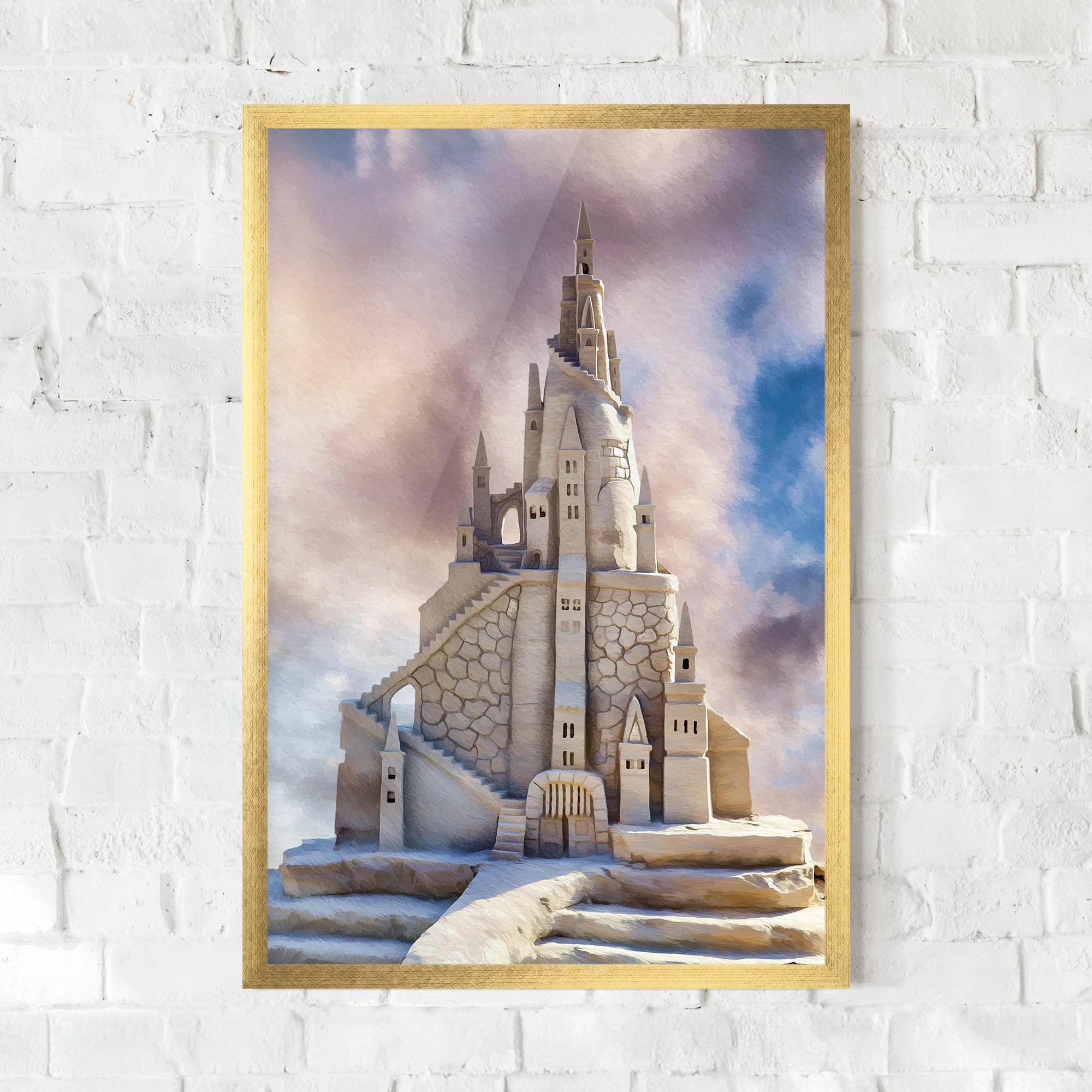 Poster Înrămat Cream Castle mockup 0