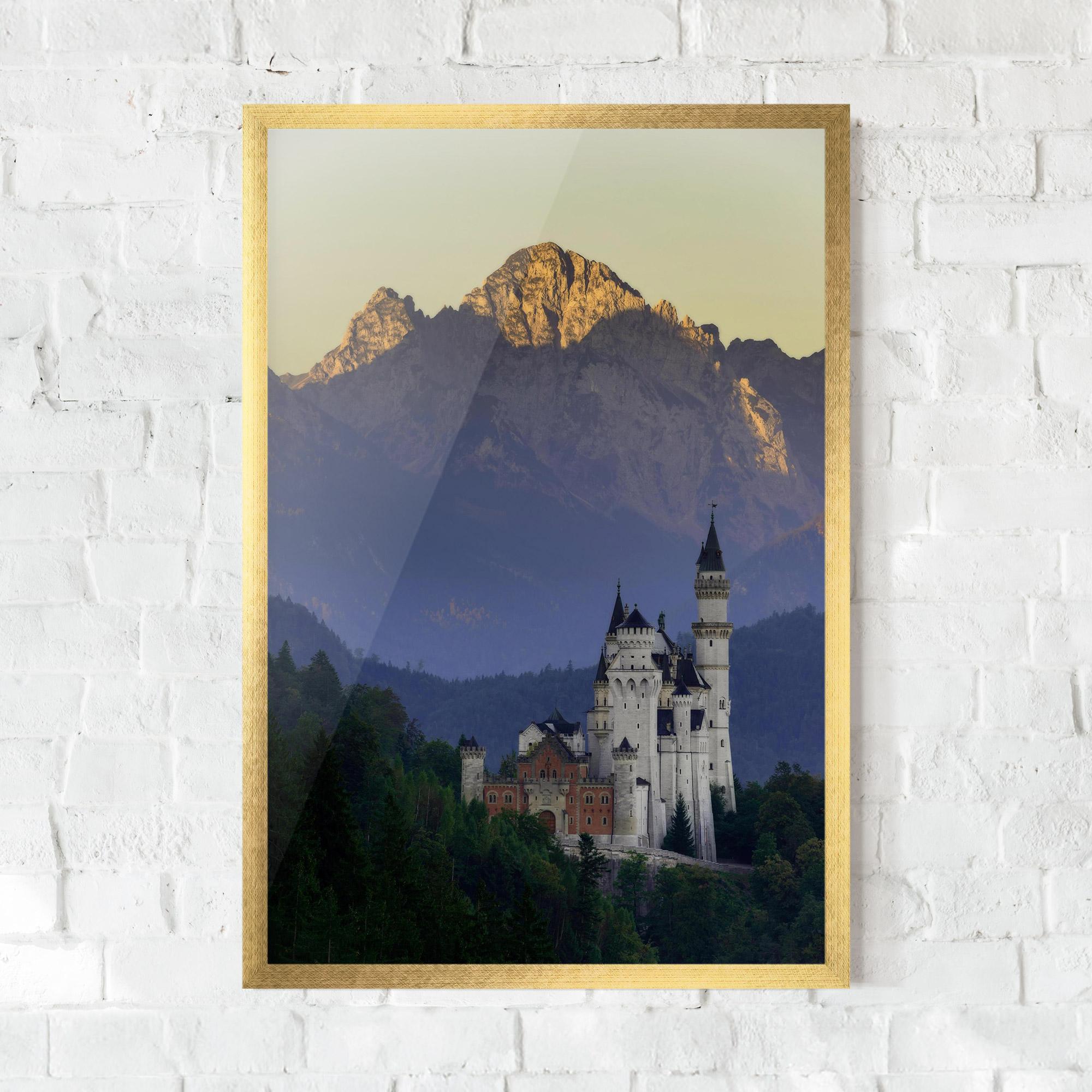 Poster Înrămat Neuschwanstein Castle mockup 0