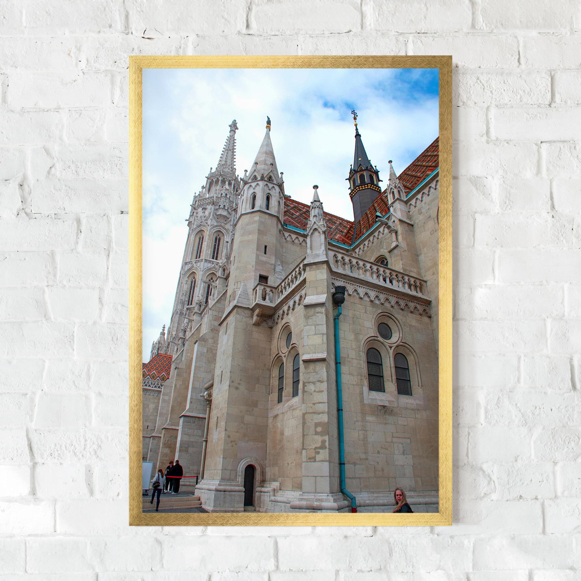 Poster Înrămat Old Building mockup 0