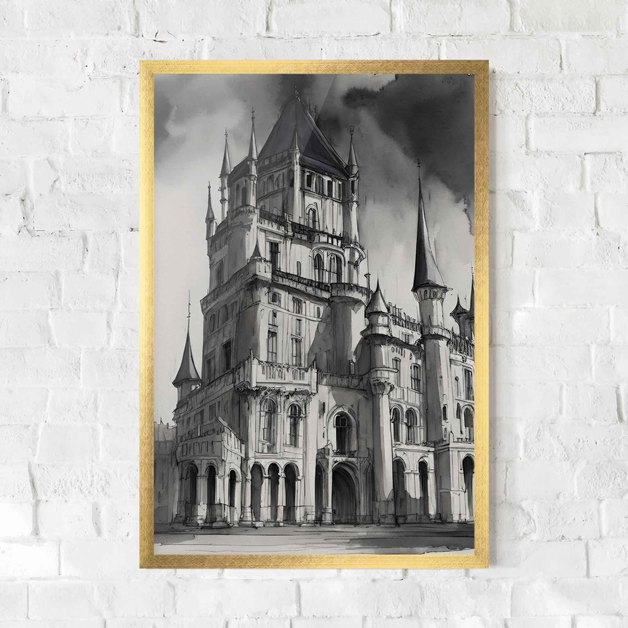 Poster Înrămat Palace Versailles mockup 0