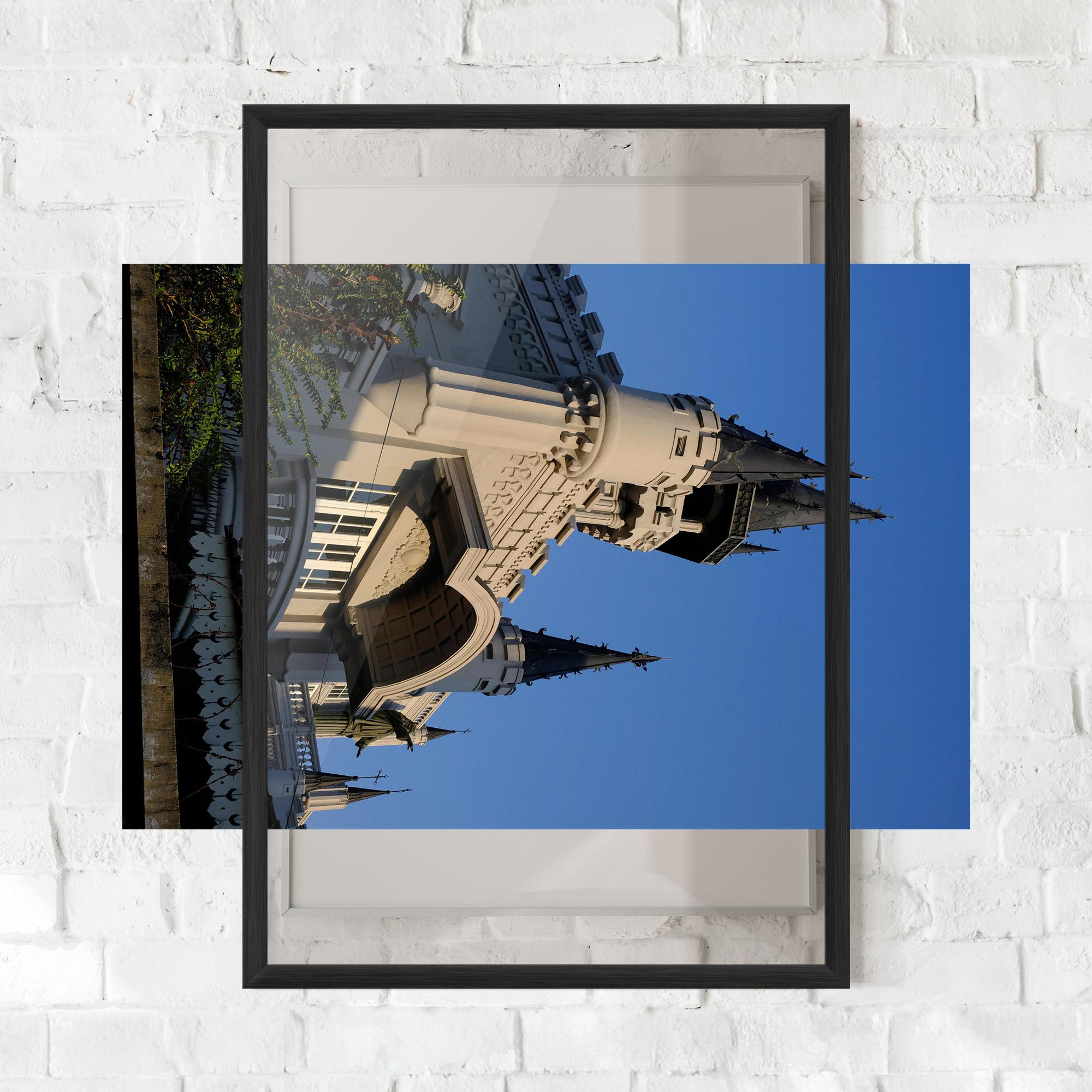 Poster Înrămat Castle Blue mockup 0