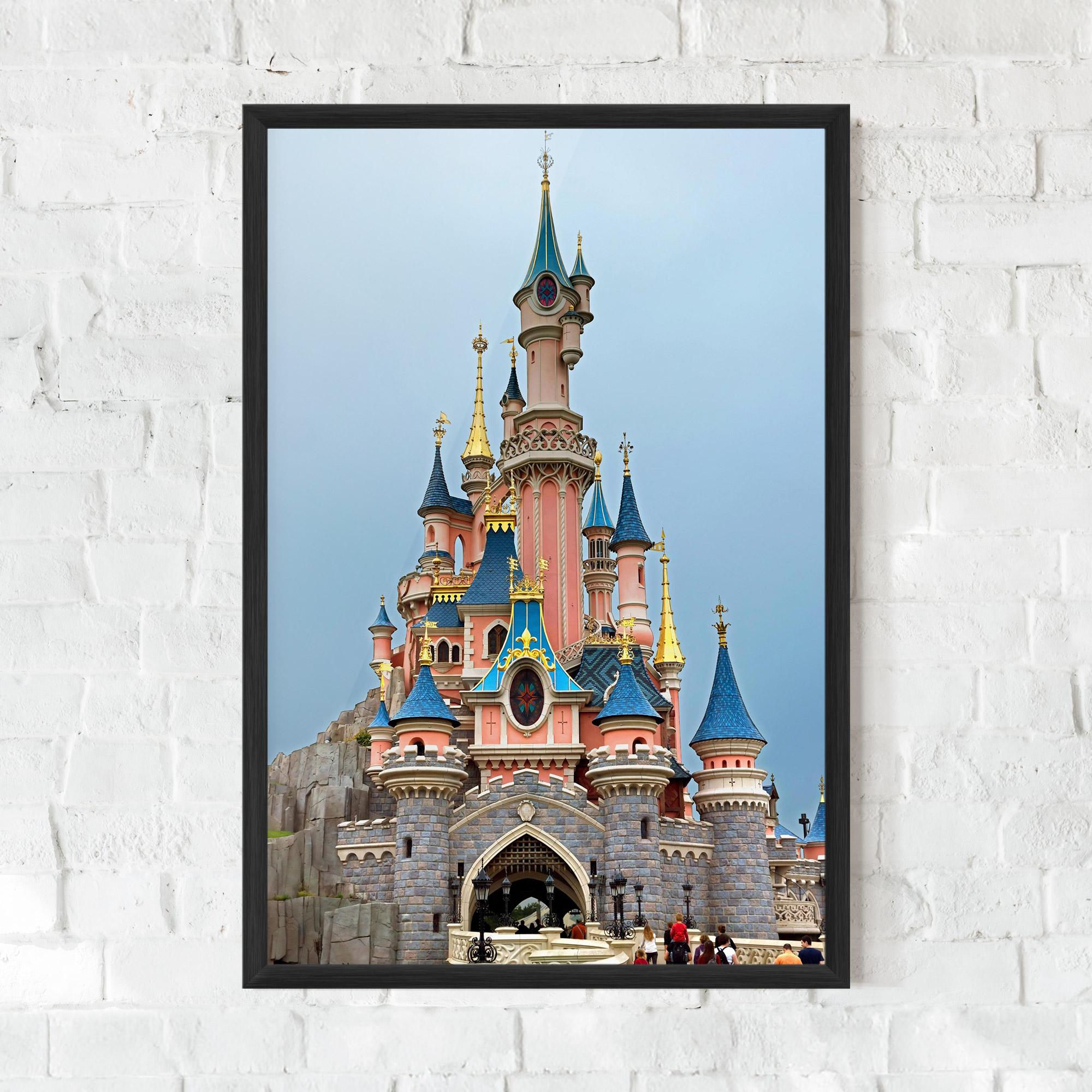 Poster Înrămat Disneyland Castle mockup 0