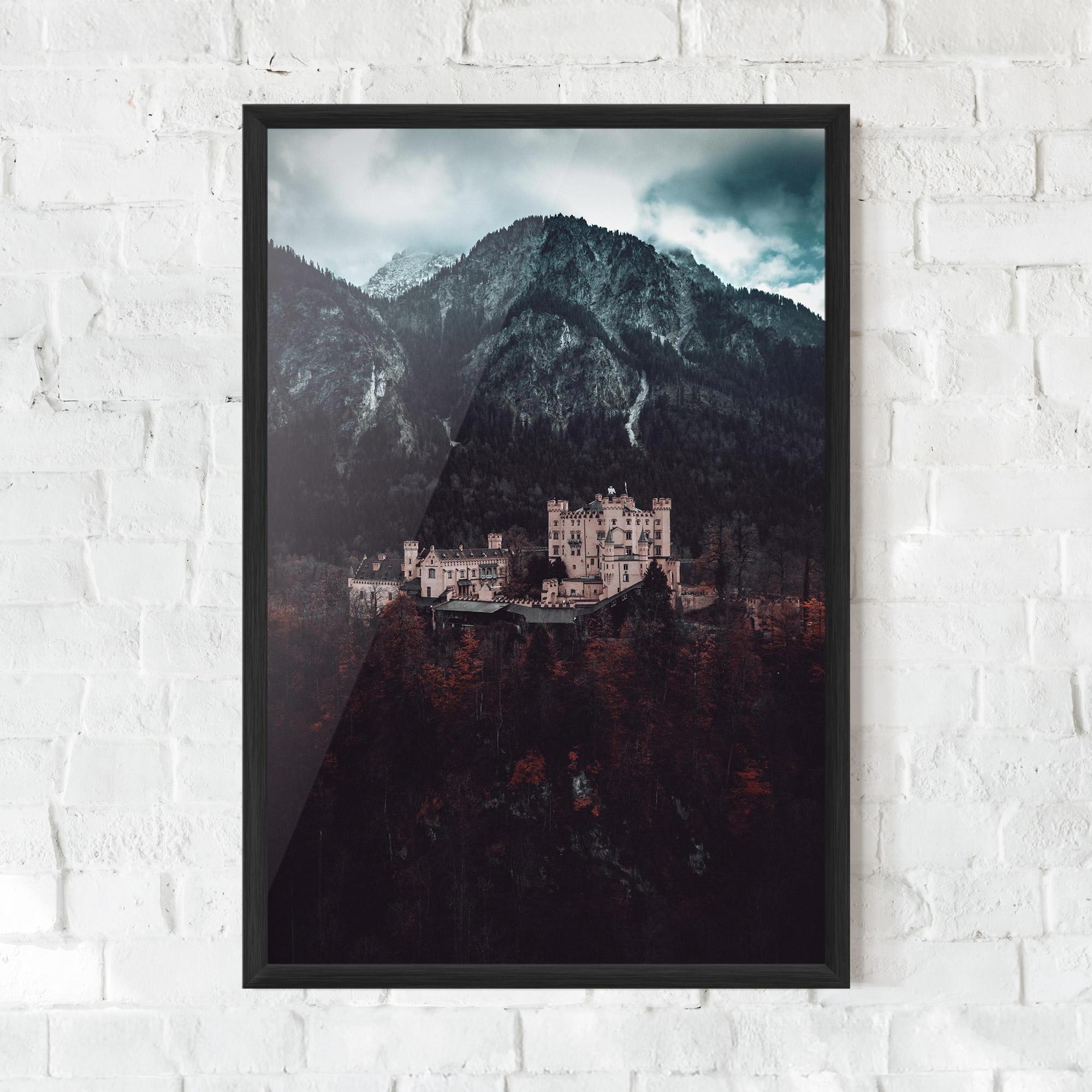 Poster Înrămat Forest Castle mockup 0