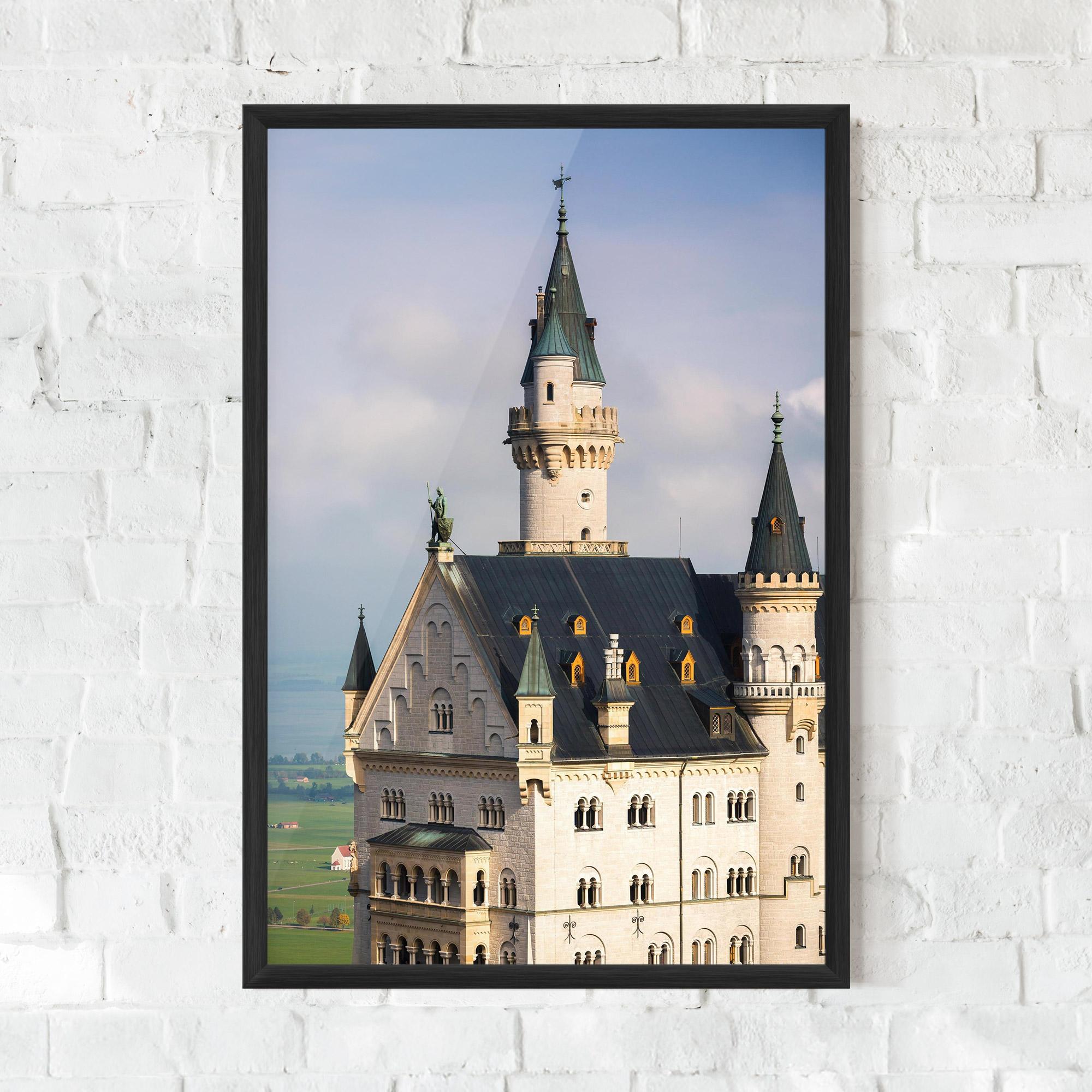 Poster Înrămat Neuschwanstein Castle View mockup 0