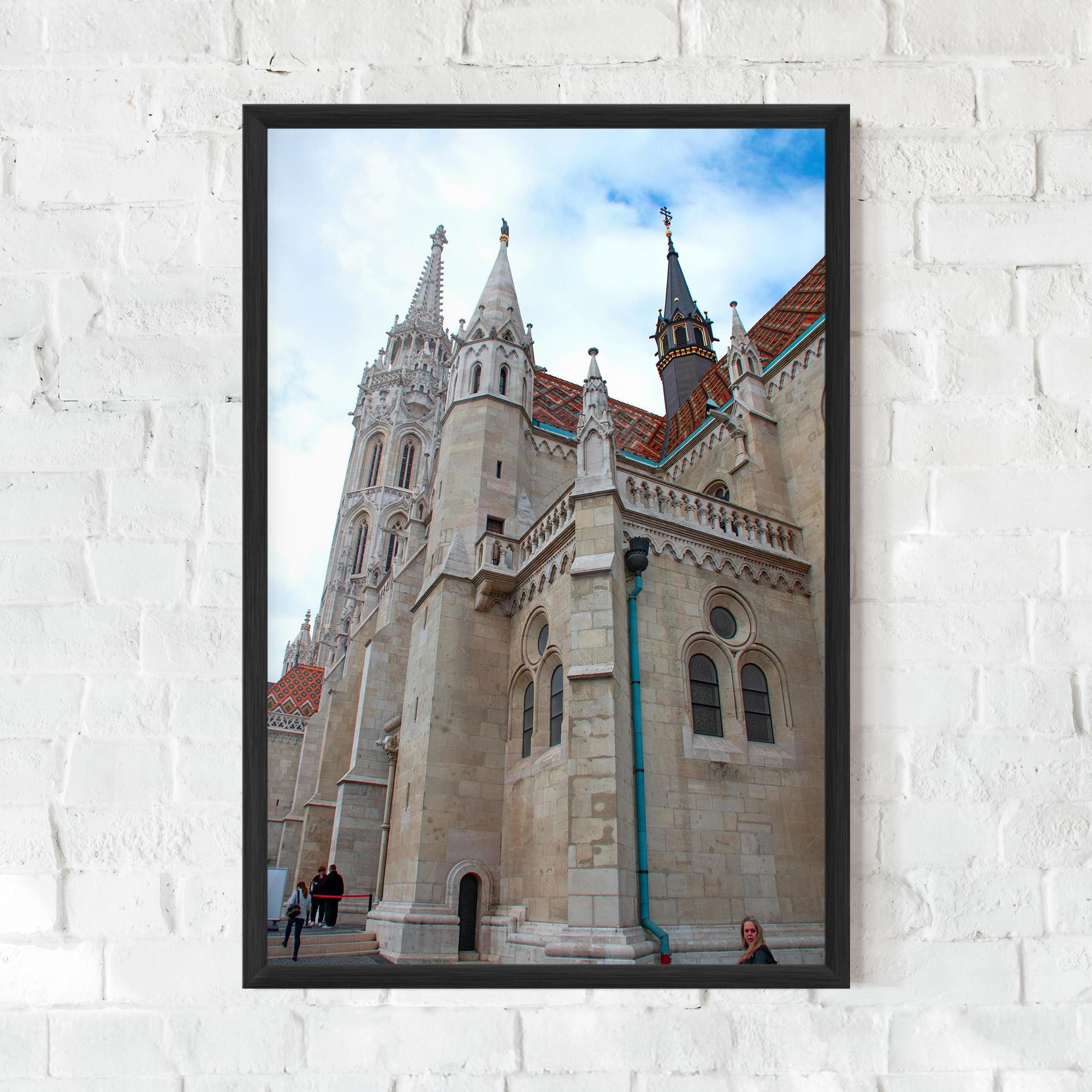 Poster Înrămat Old Building mockup 0