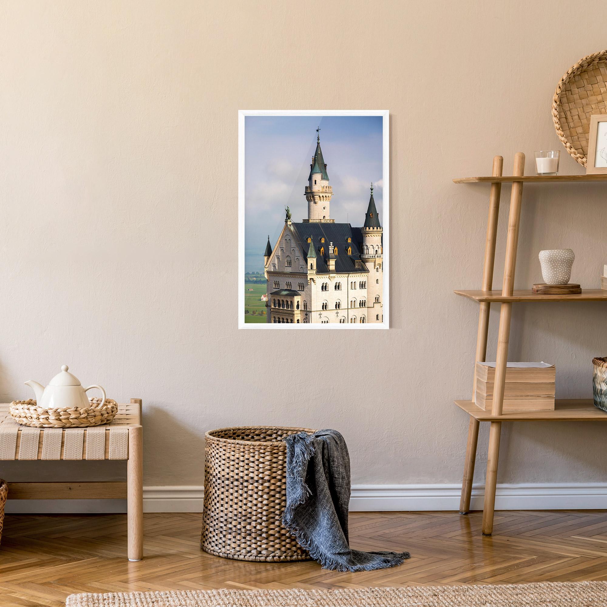 Poster Înrămat Neuschwanstein Castle View mockup 9