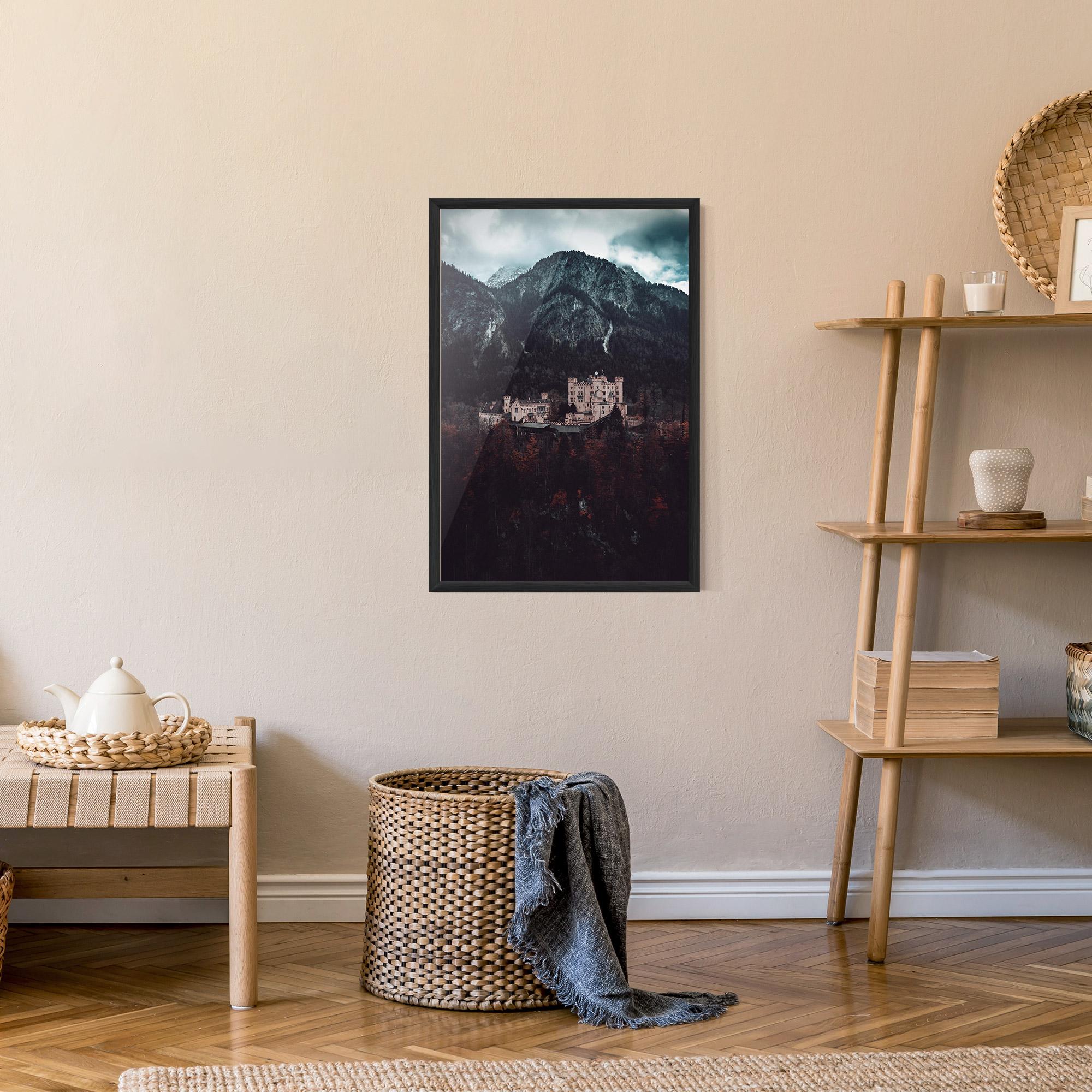 Poster Înrămat Forest Castle mockup 9