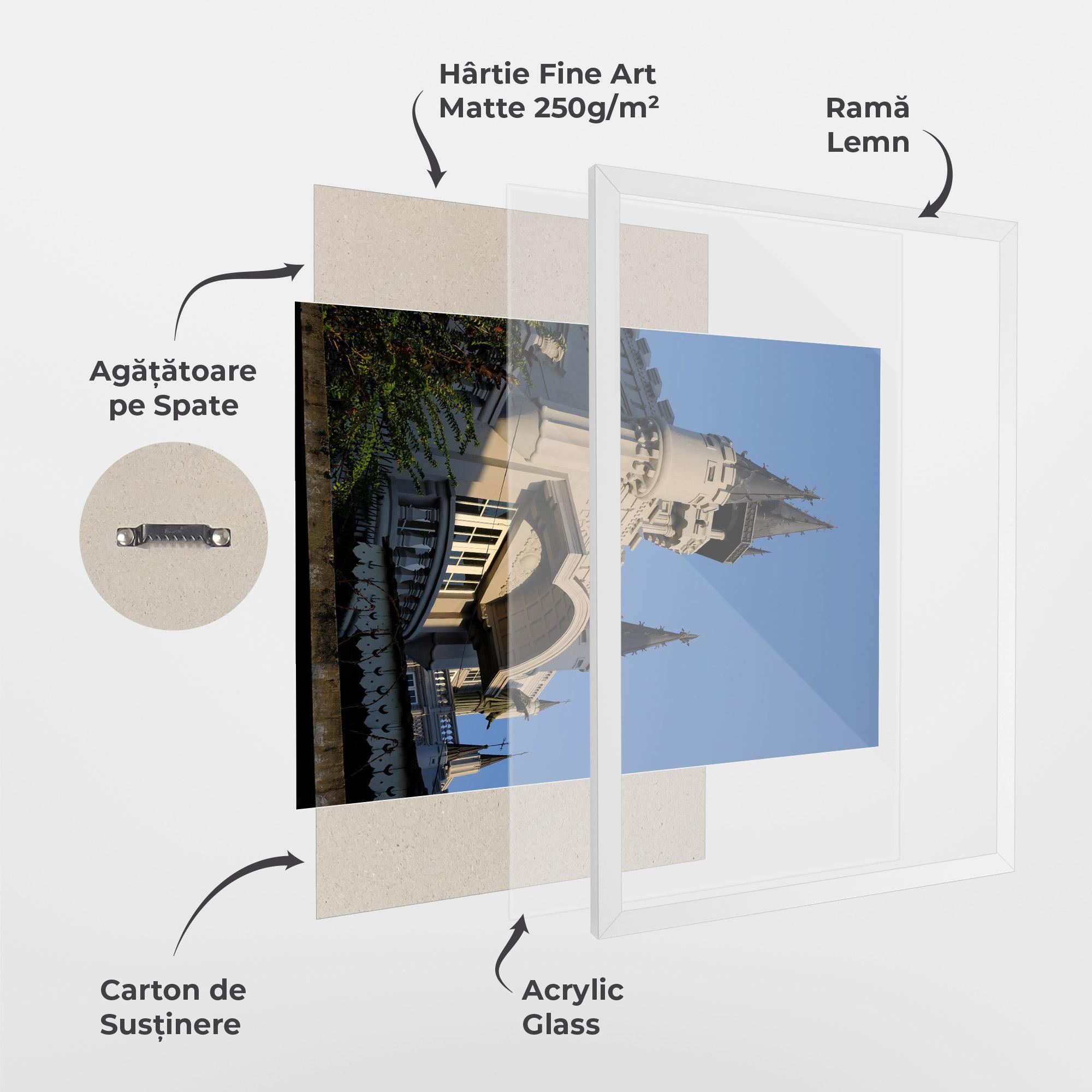 Poster Înrămat Castle Blue mockup 1