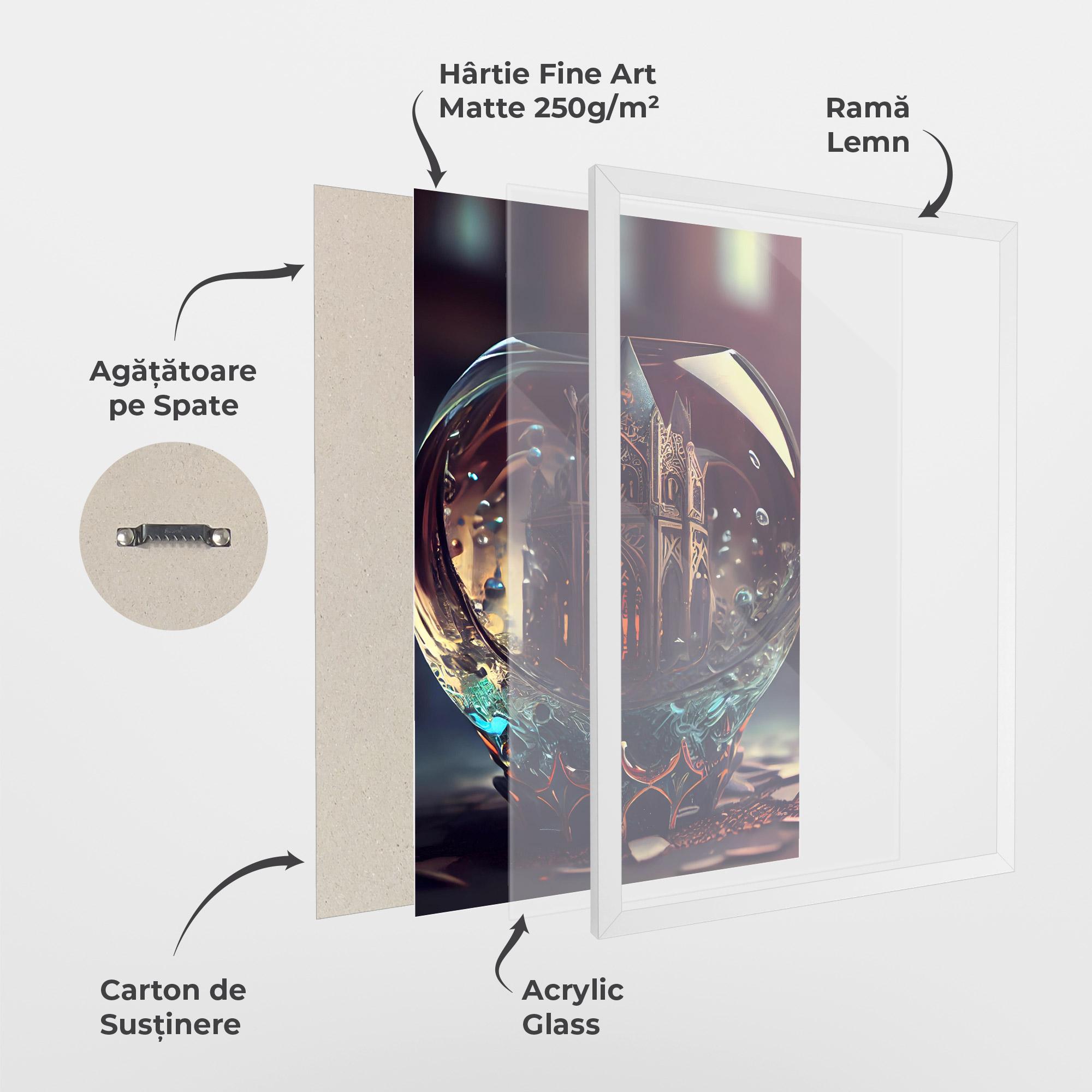 Poster Înrămat Church Ball mockup 1