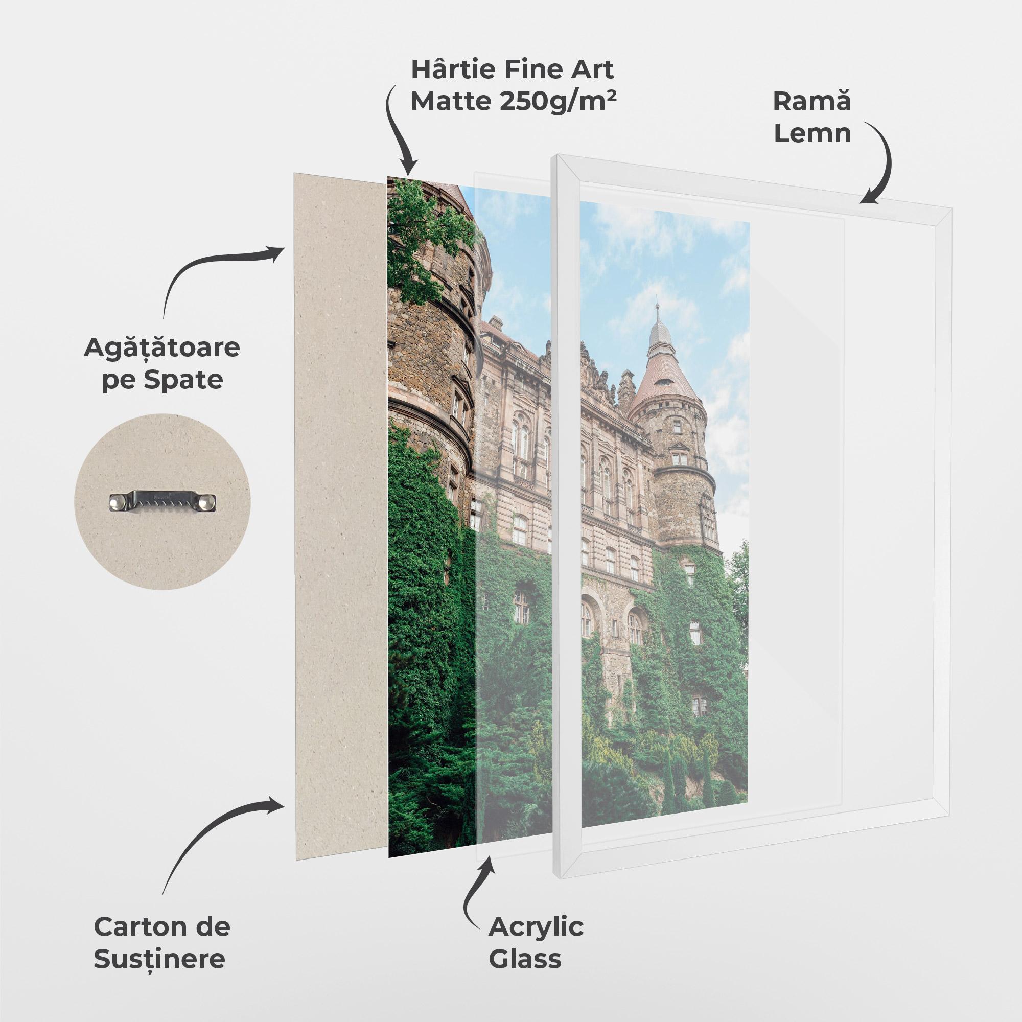 Poster Înrămat Ksiaz Swiebodzice Poland mockup 1