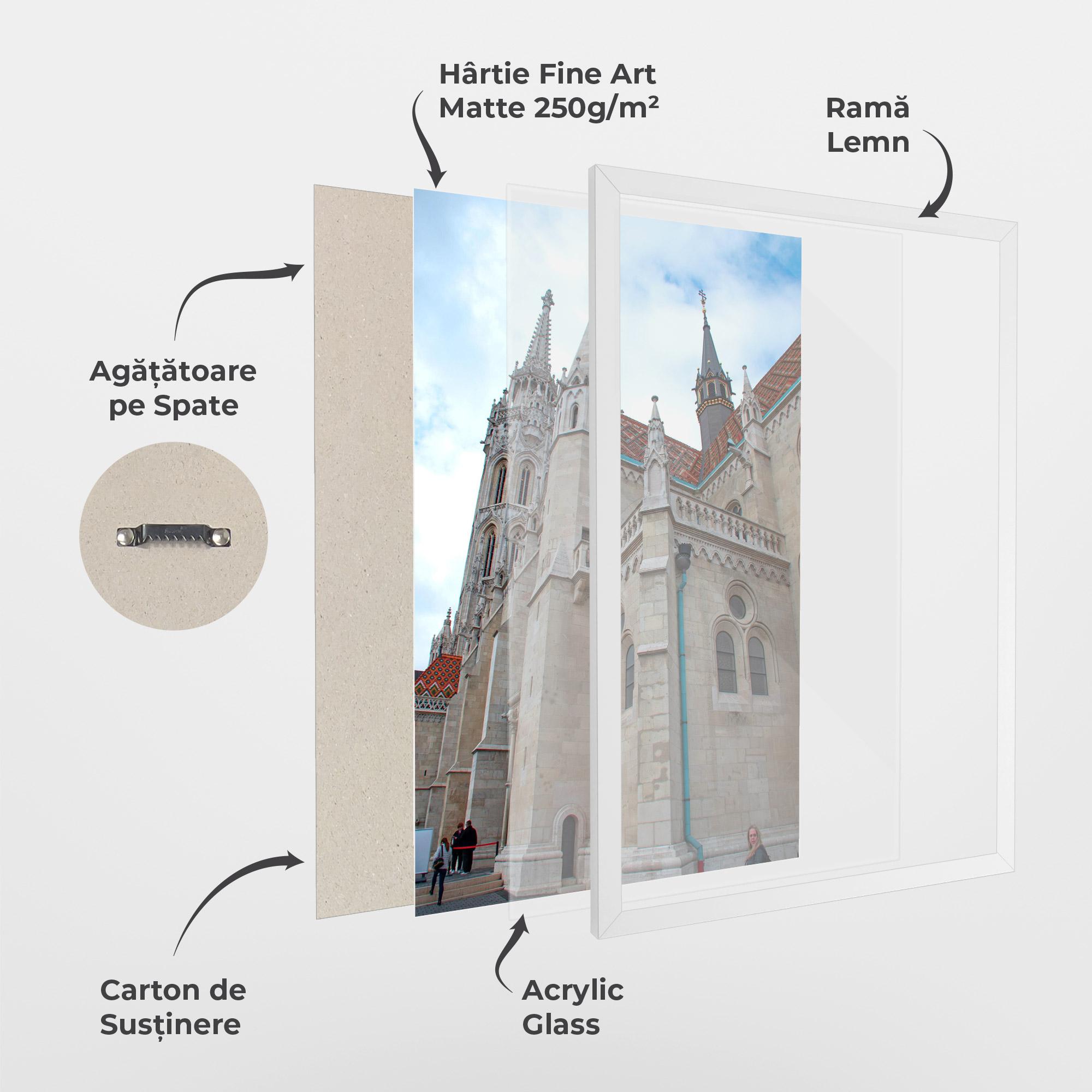 Poster Înrămat Old Building mockup 1