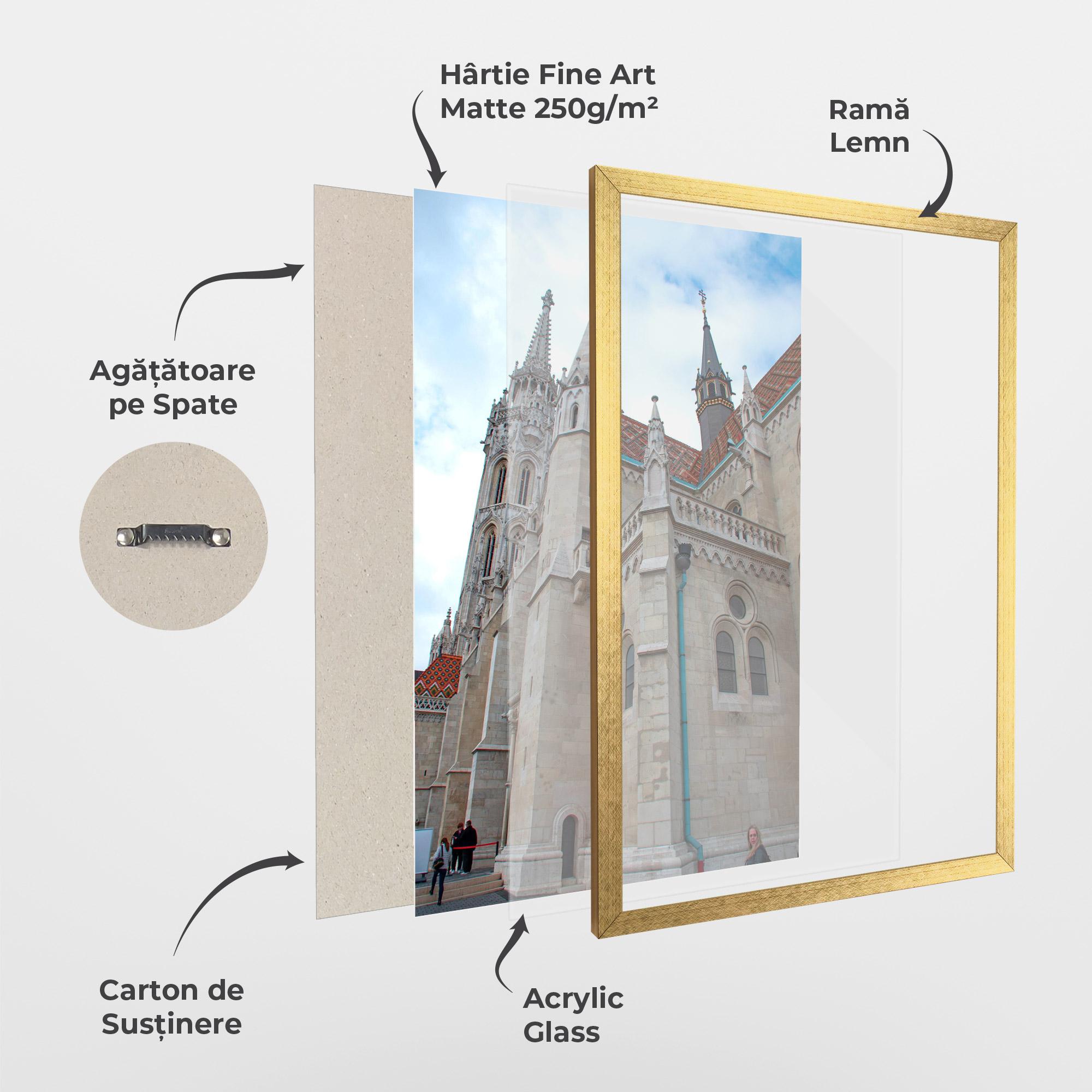 Poster Înrămat Old Building mockup 1