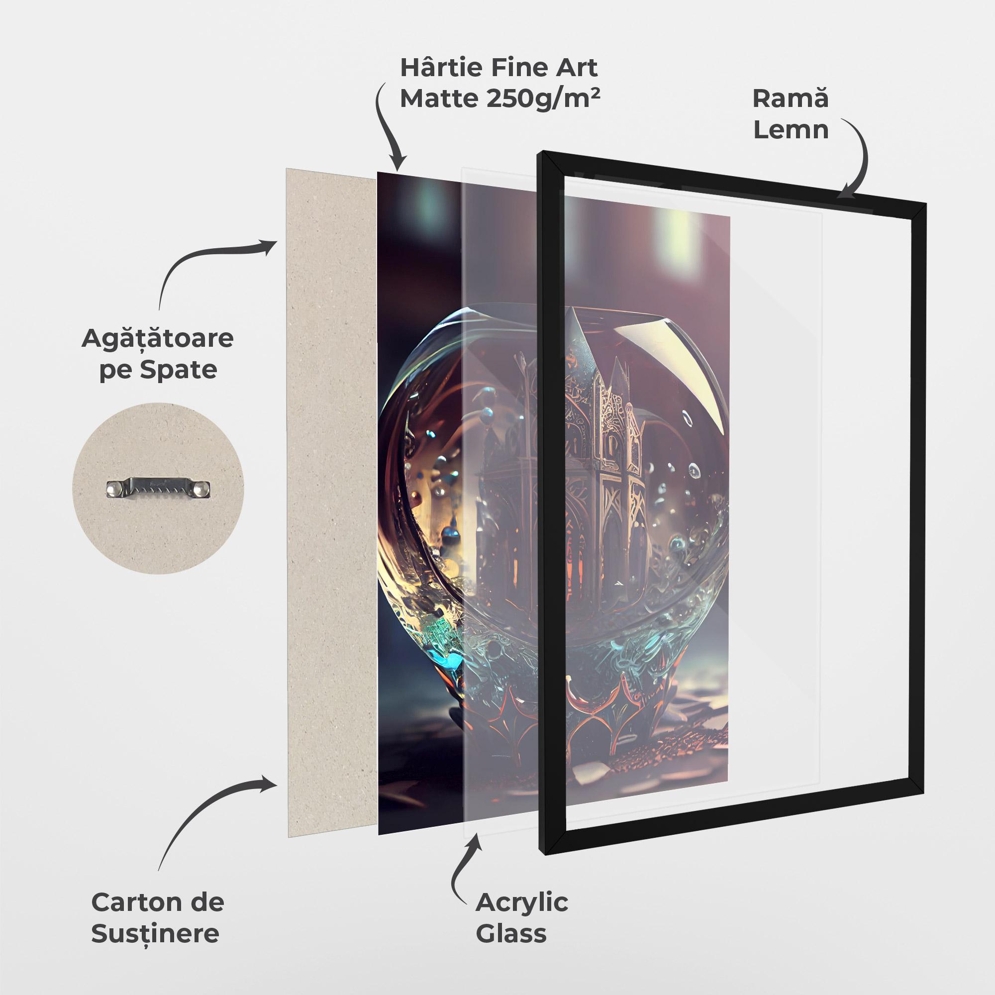 Poster Înrămat Church Ball mockup 1