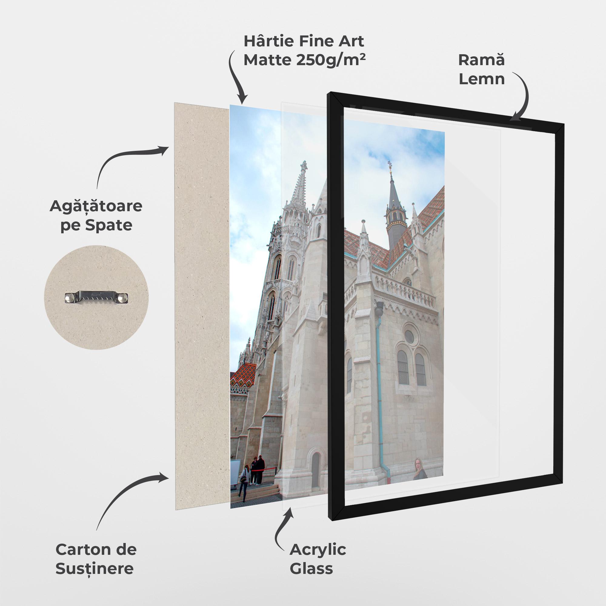 Poster Înrămat Old Building mockup 1