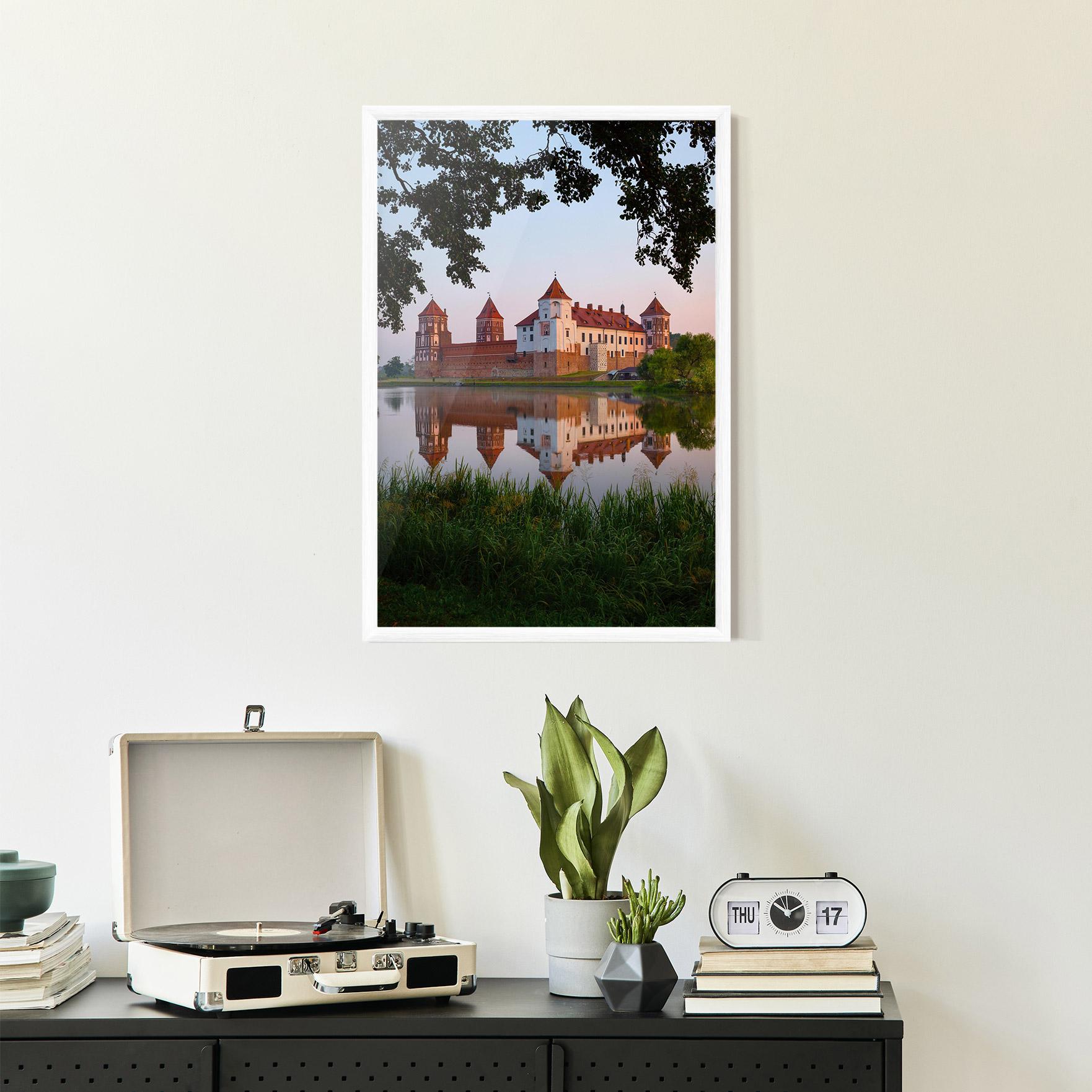 Poster Înrămat Ancient Castle Morning mockup 2