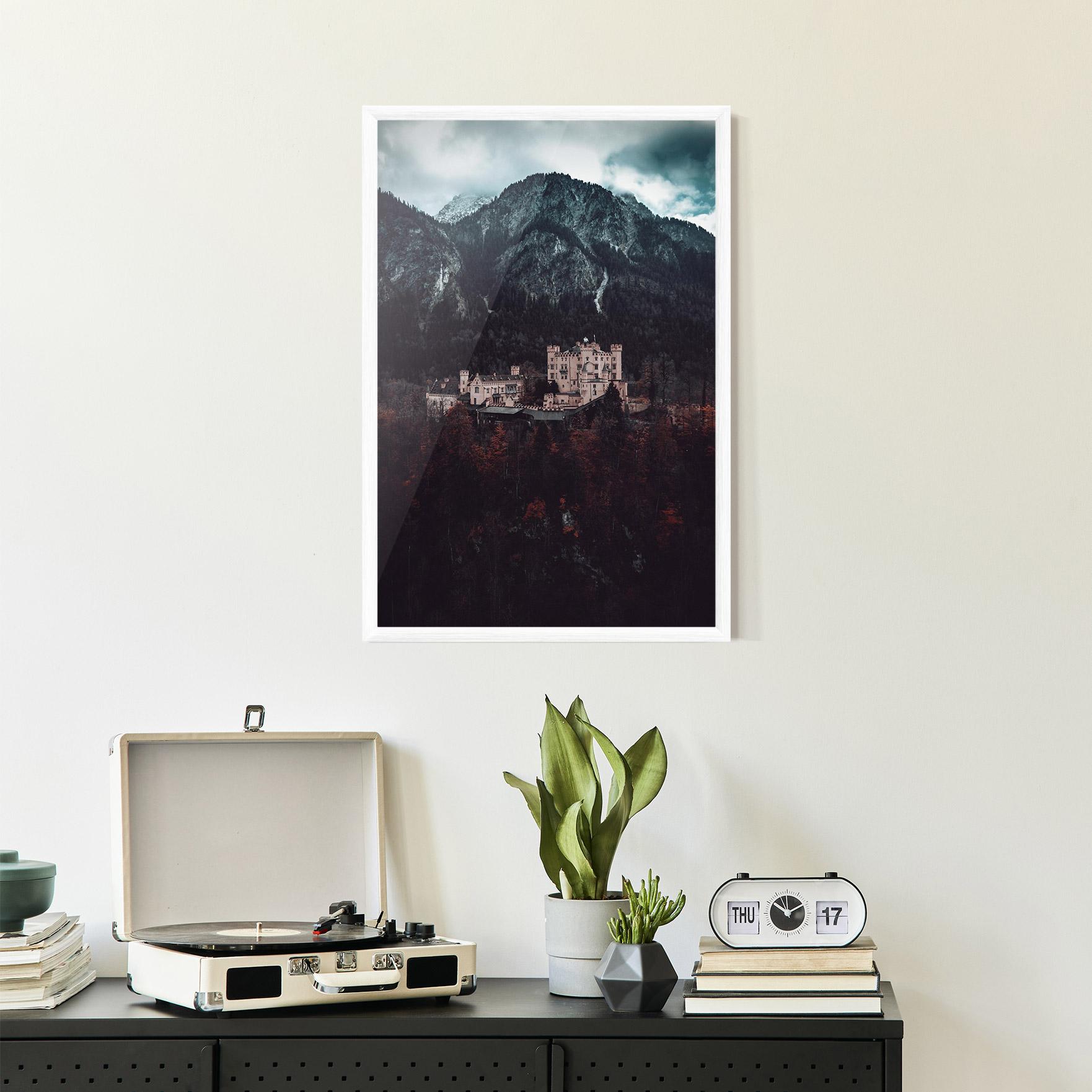 Poster Înrămat Forest Castle mockup 2