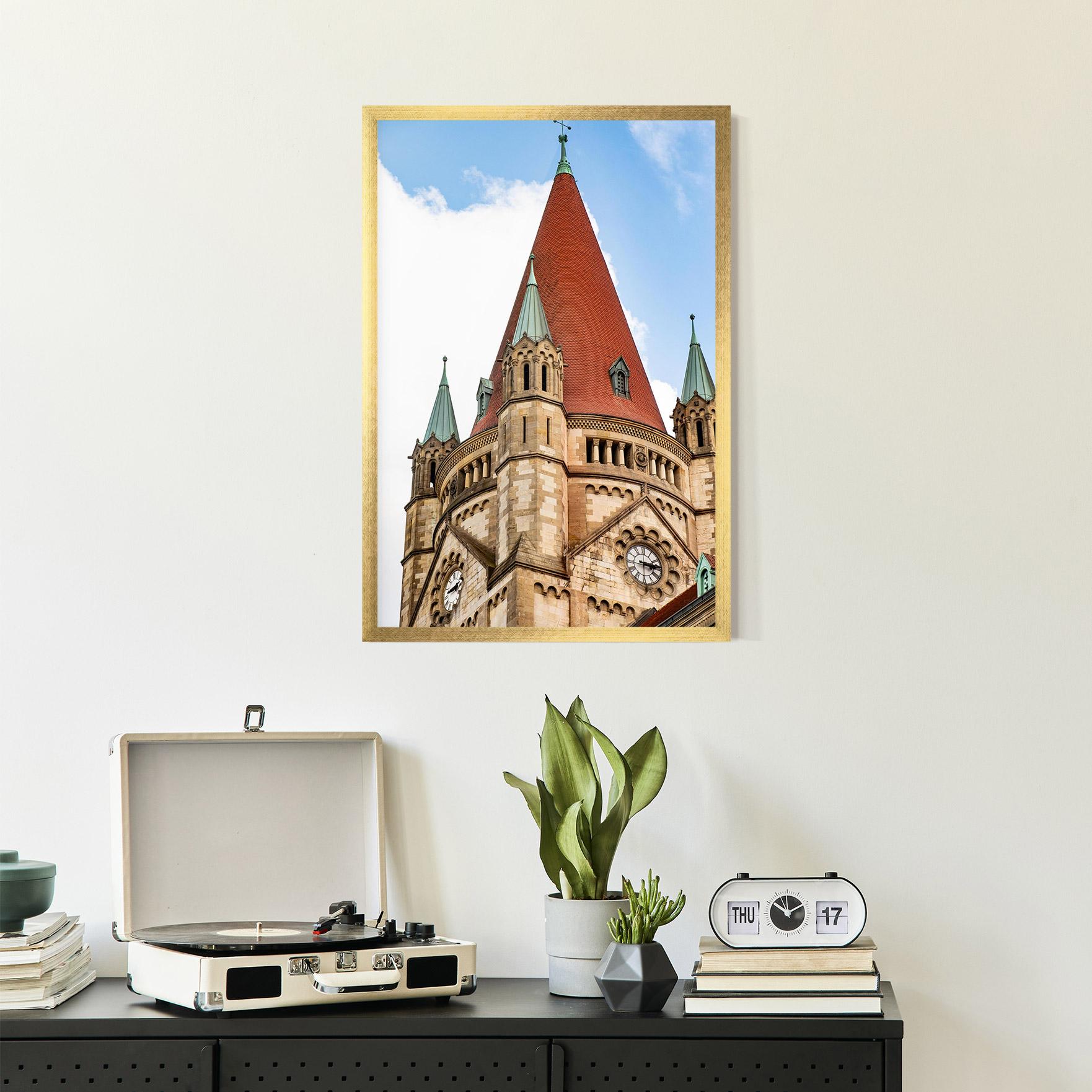 Poster Înrămat Church Vienna mockup 2