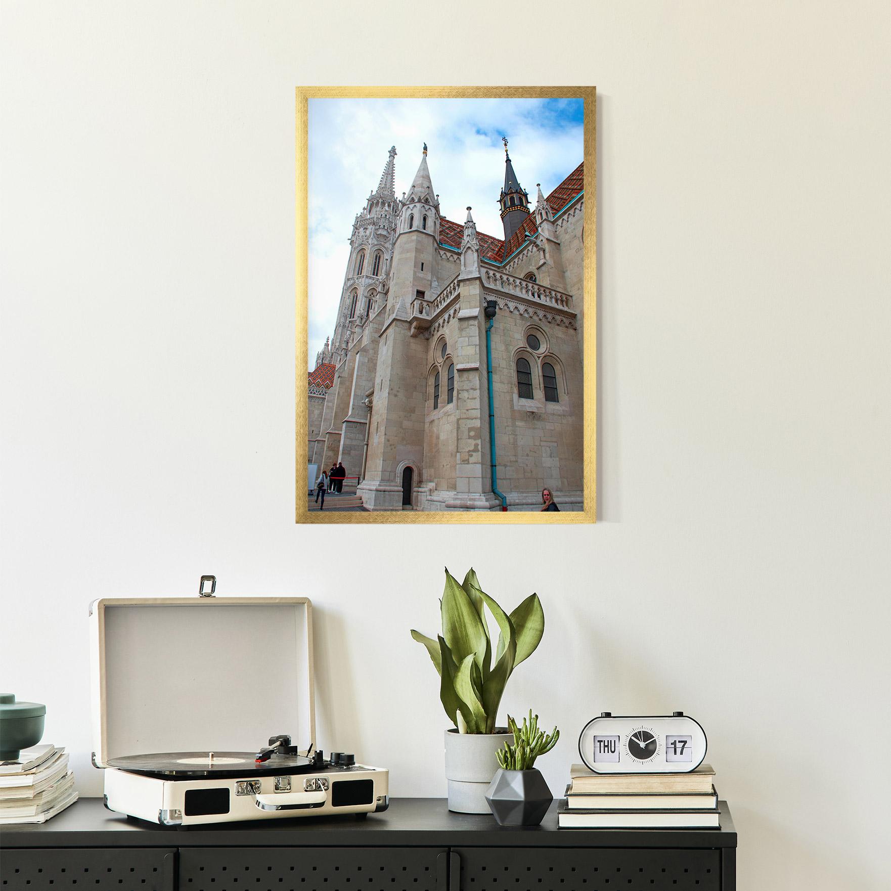 Poster Înrămat Old Building mockup 2