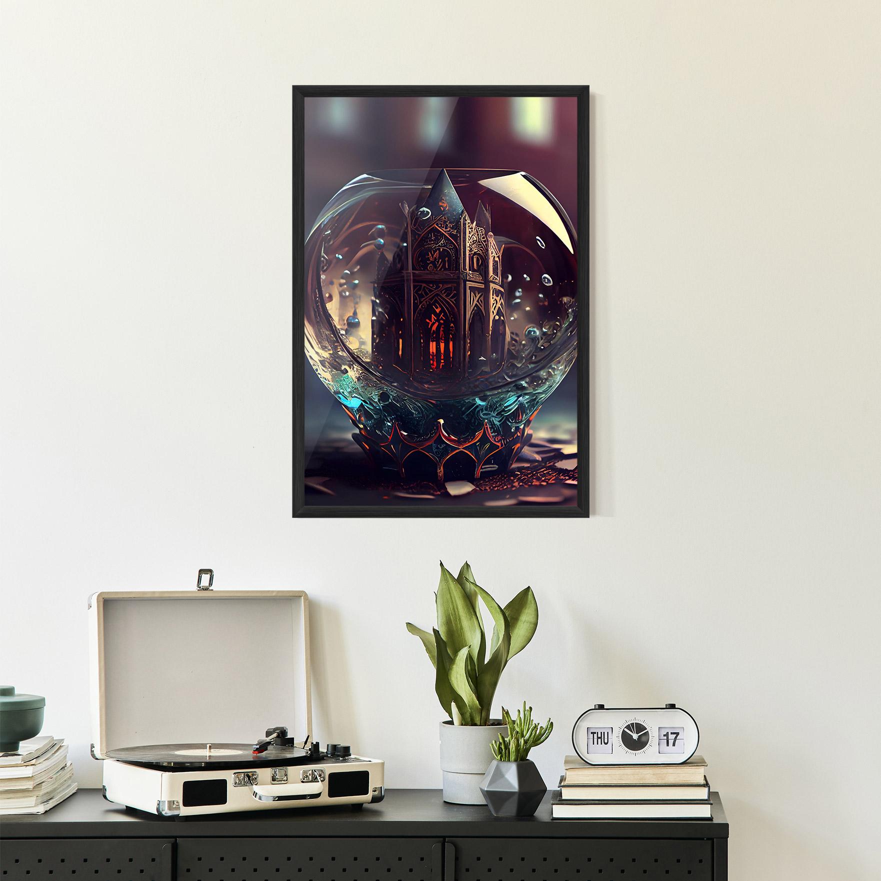 Poster Înrămat Church Ball mockup 2