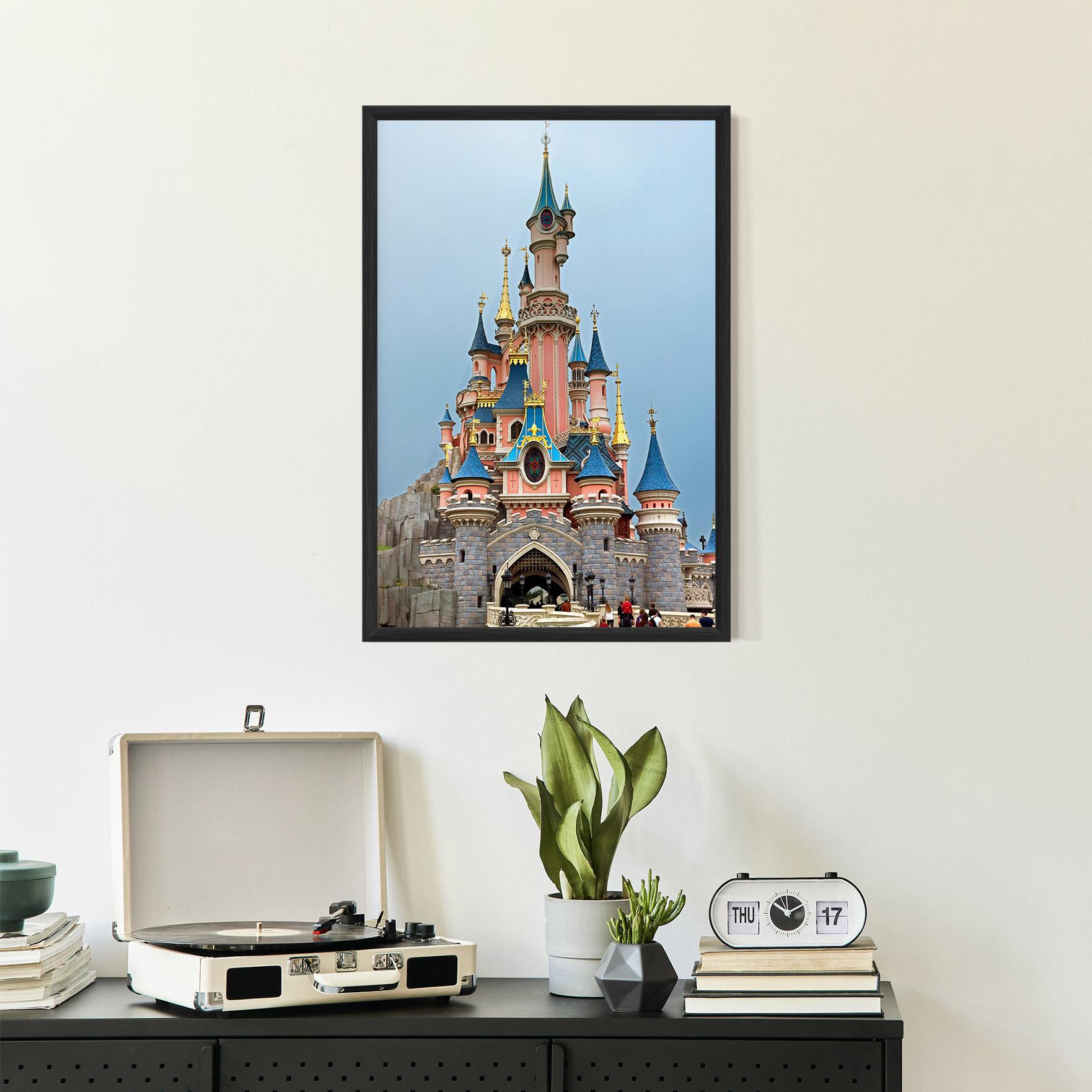Poster Înrămat Disneyland Castle mockup 2