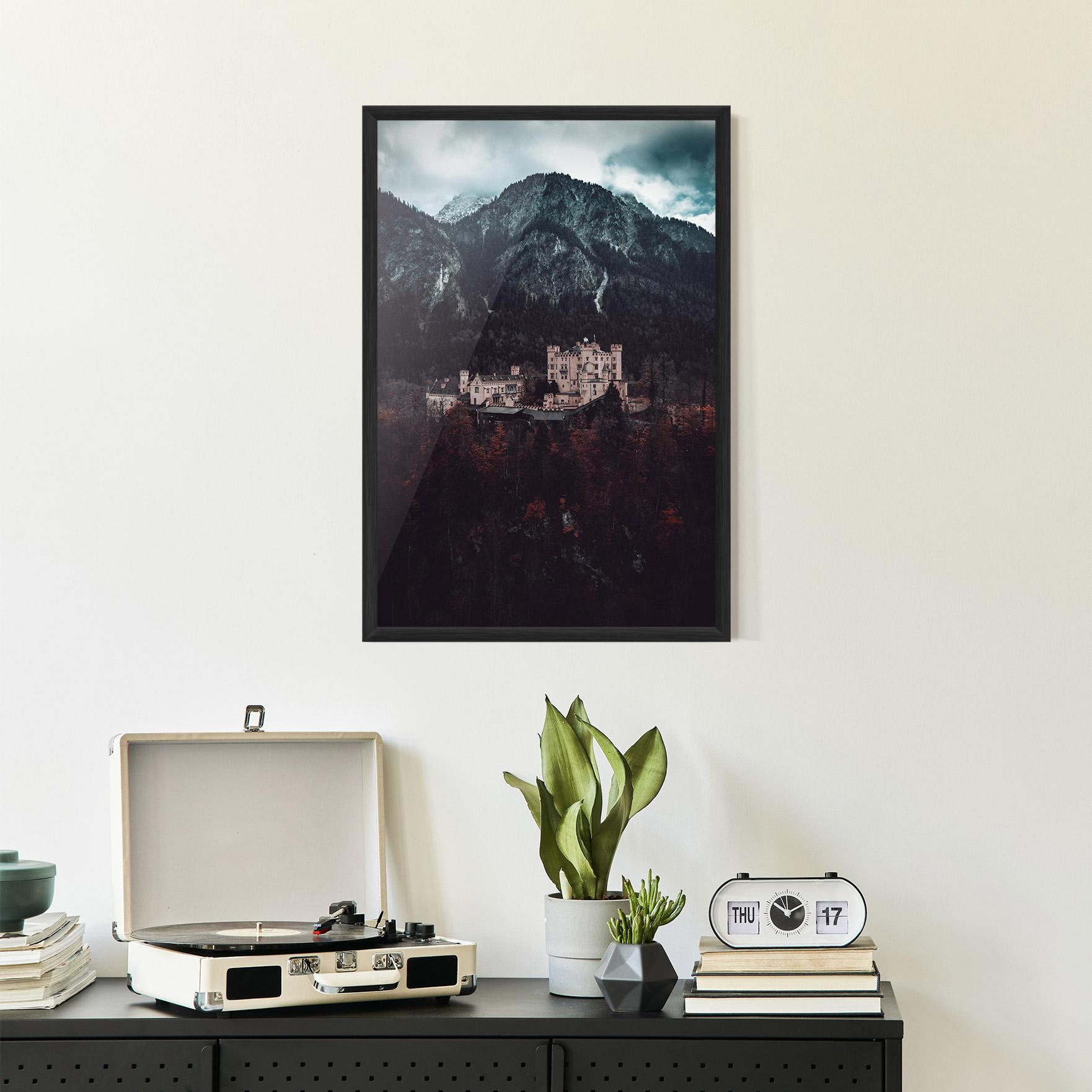 Poster Înrămat Forest Castle mockup 2