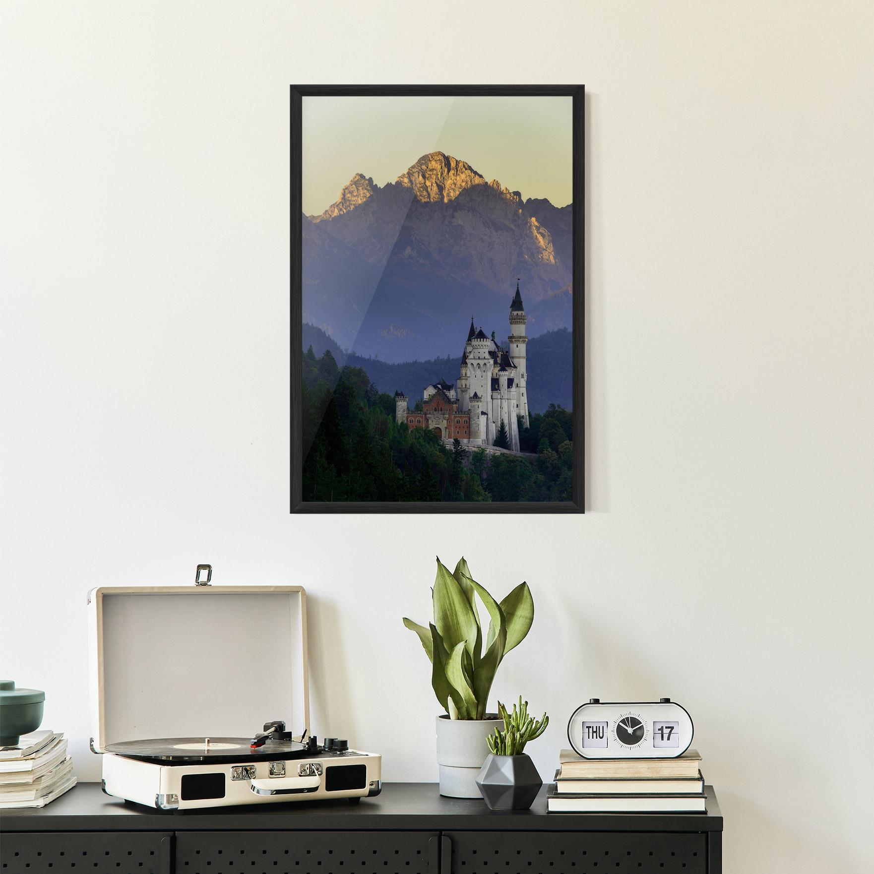 Poster Înrămat Neuschwanstein Castle mockup 2