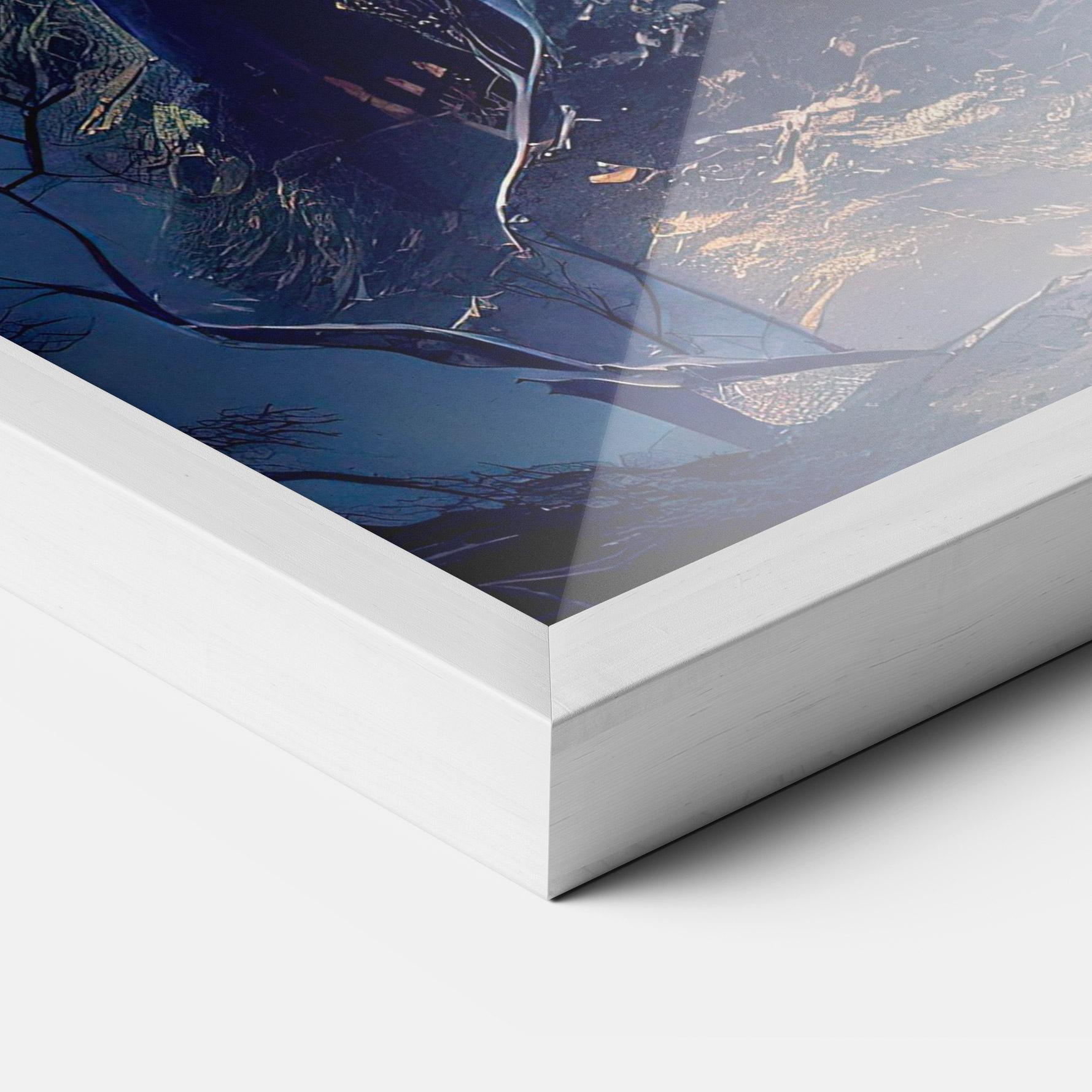 Poster Înrămat Blue Art Castle mockup 3