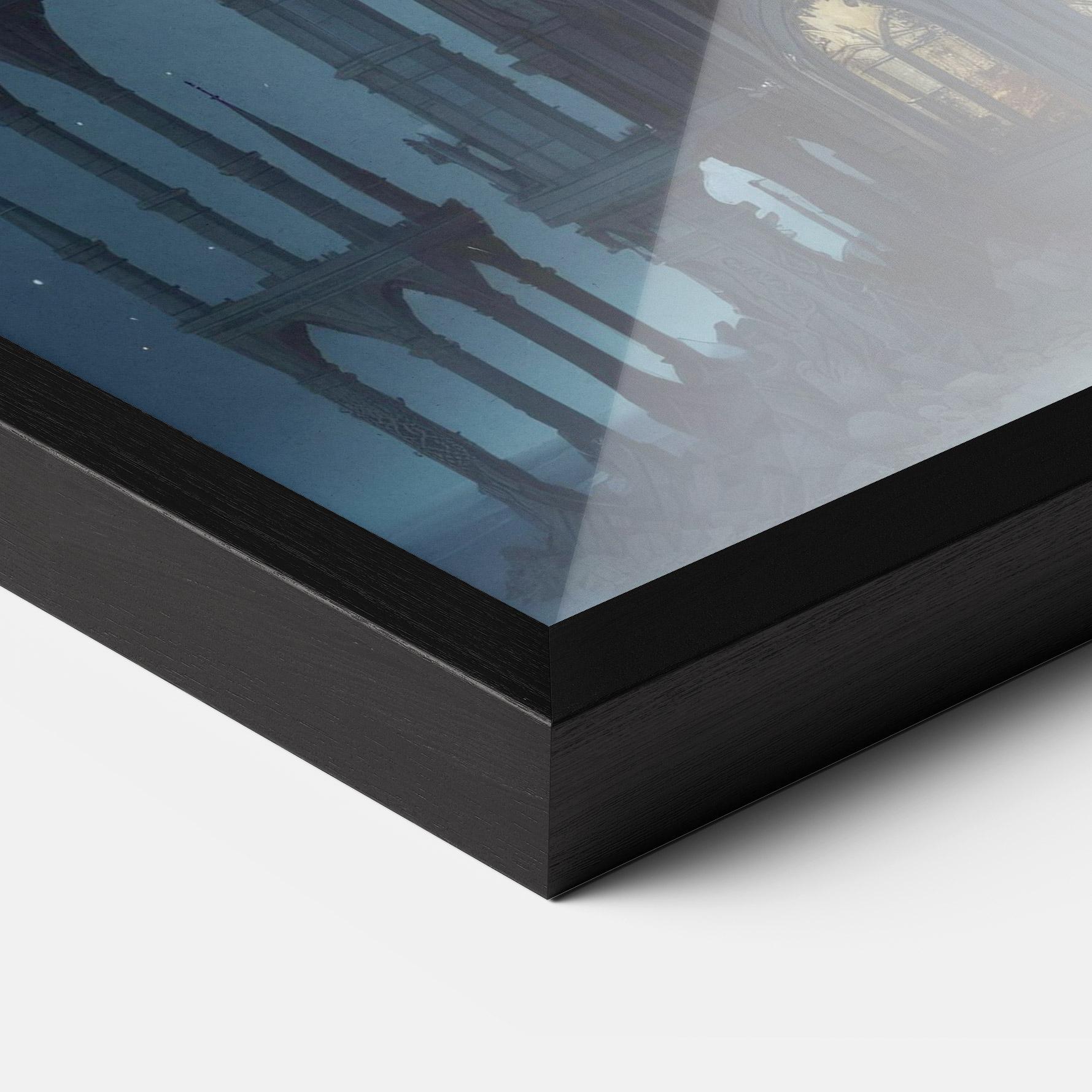 Poster Înrămat Mosque Moon mockup 3