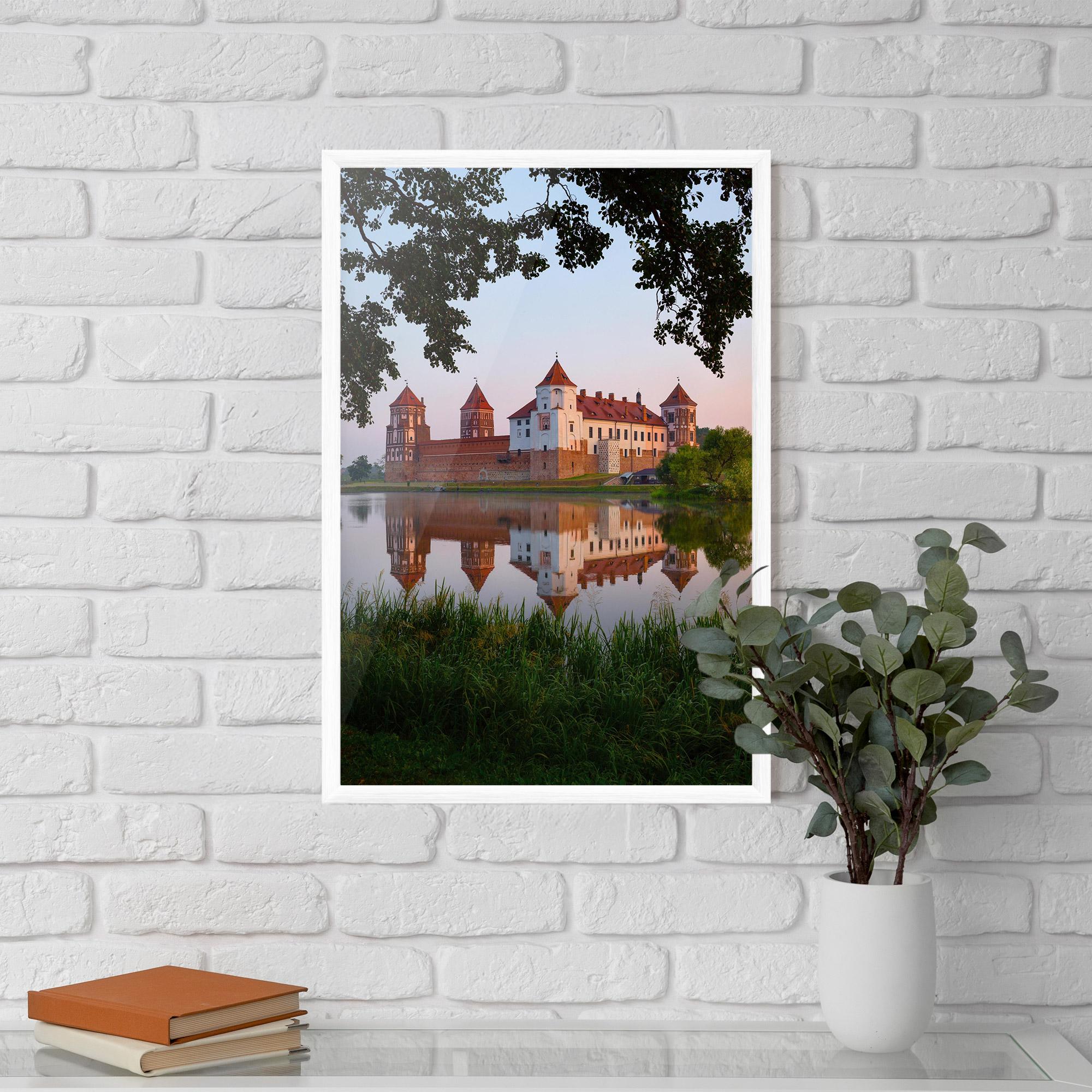 Poster Înrămat Ancient Castle Morning mockup 5
