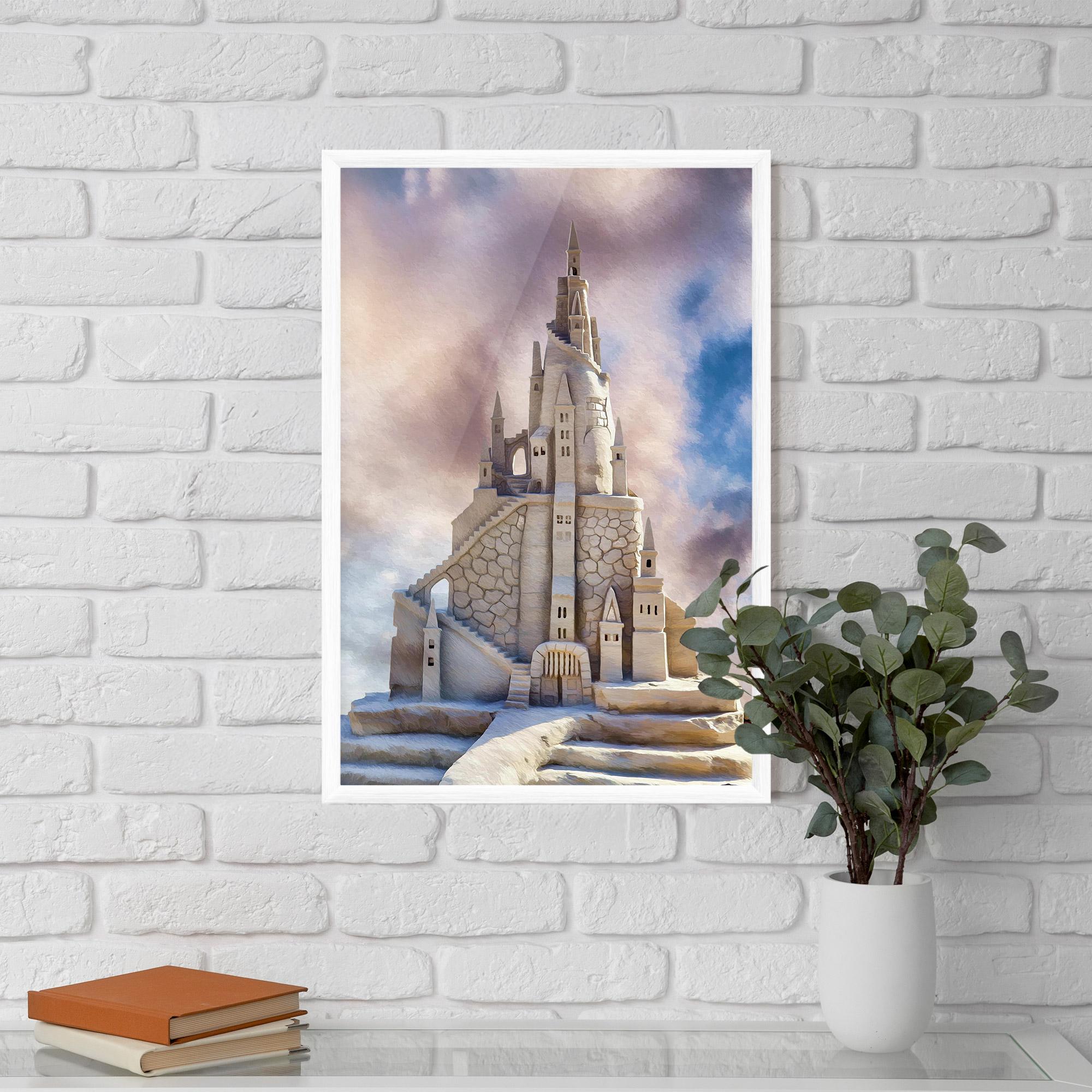 Poster Înrămat Cream Castle mockup 5