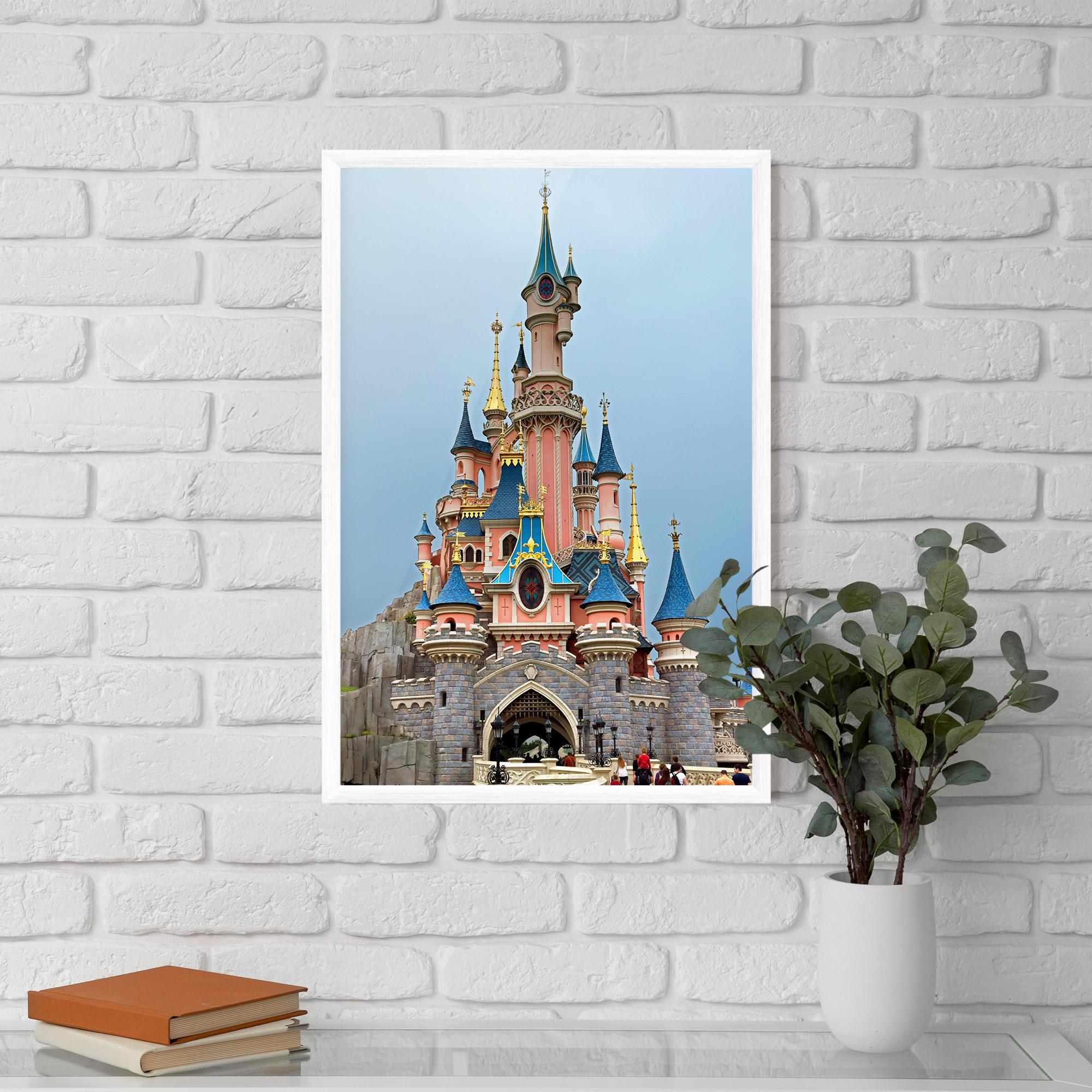 Poster Înrămat Disneyland Castle mockup 5