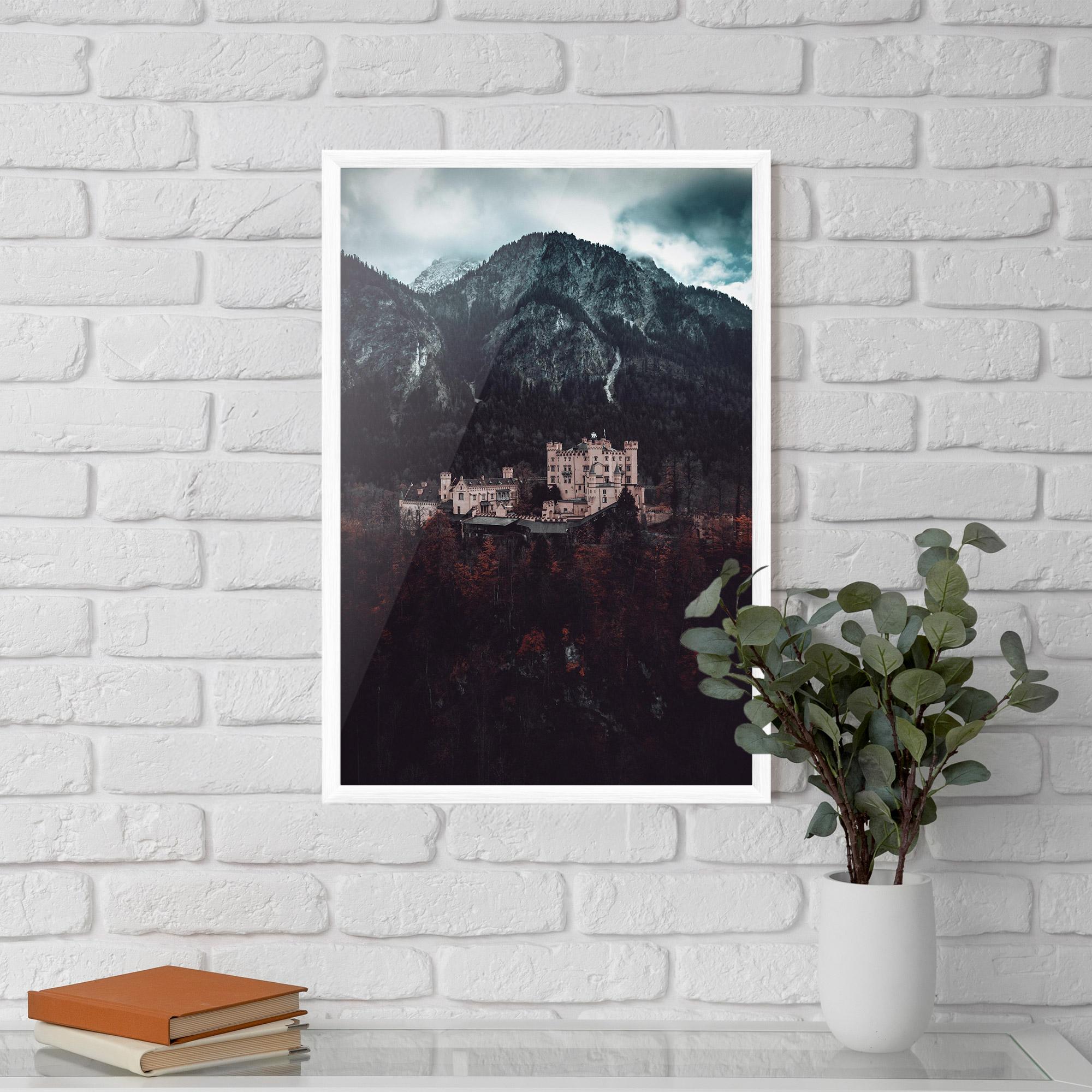 Poster Înrămat Forest Castle mockup 5