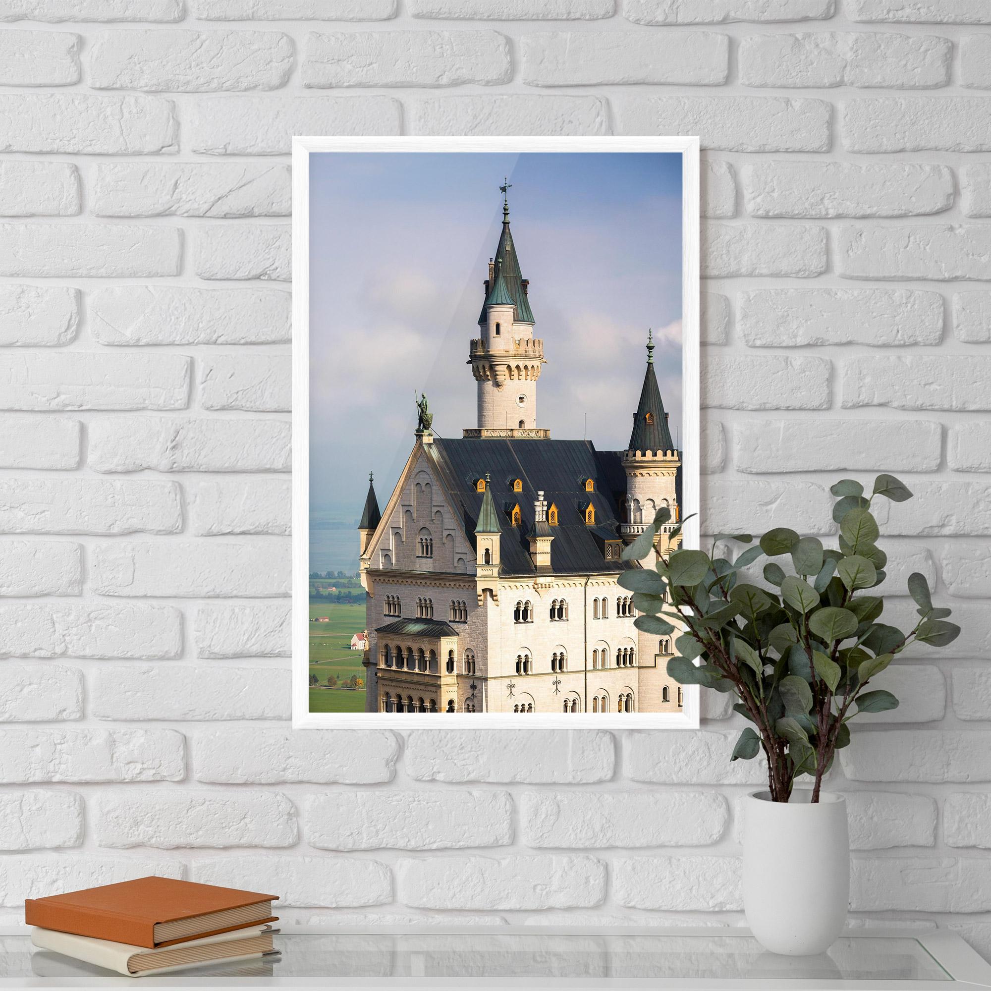 Poster Înrămat Neuschwanstein Castle View mockup 5