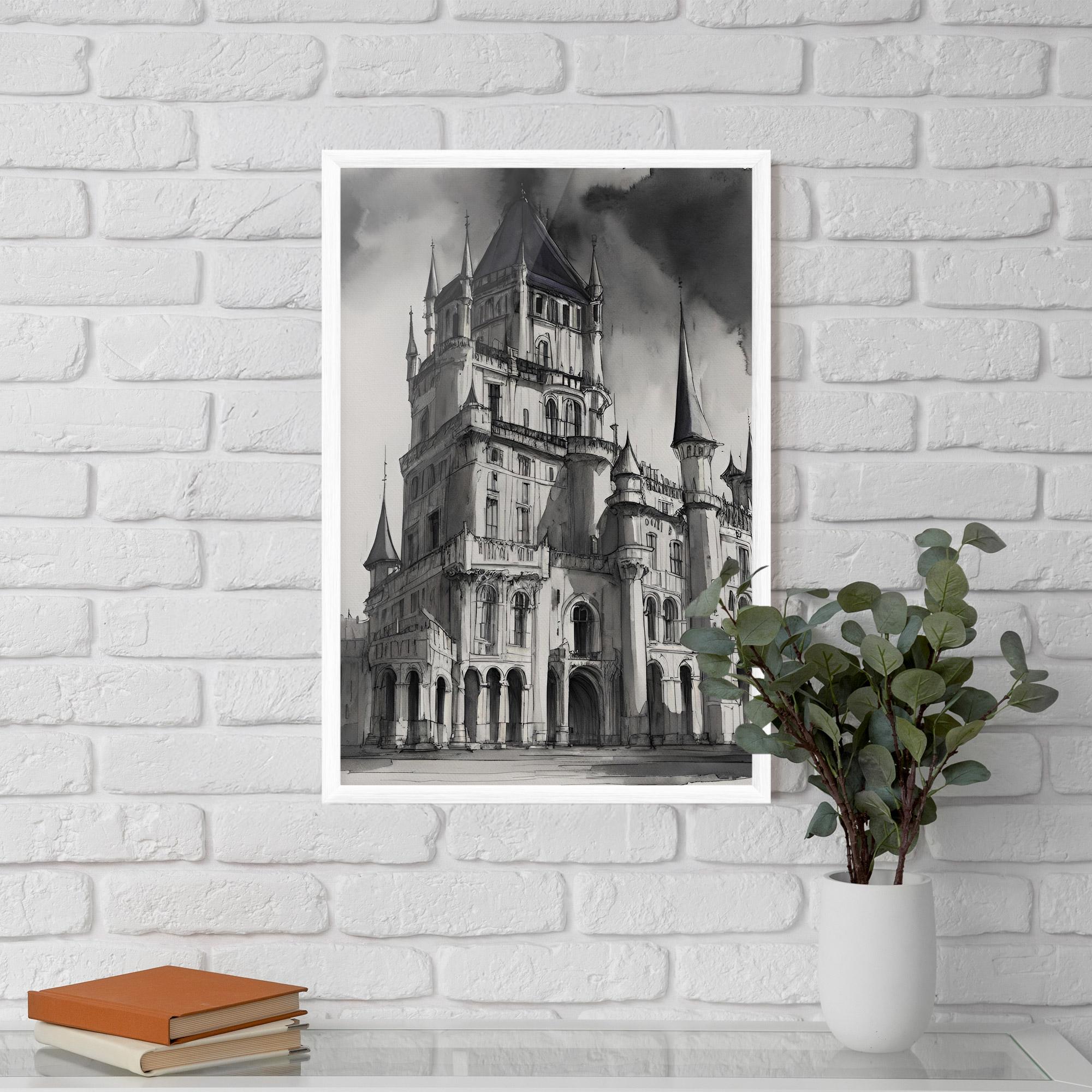 Poster Înrămat Palace Versailles mockup 5