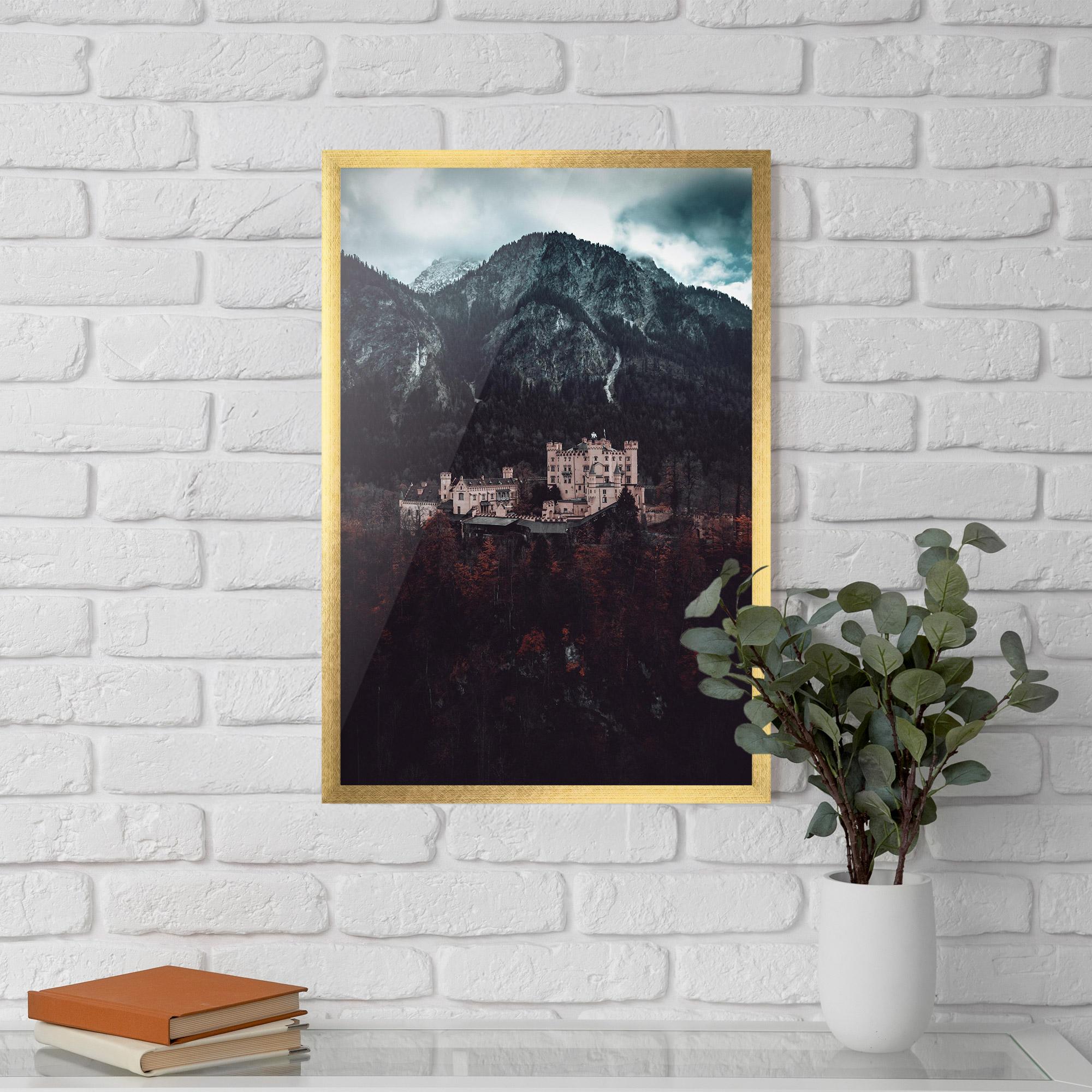 Poster Înrămat Forest Castle mockup 5
