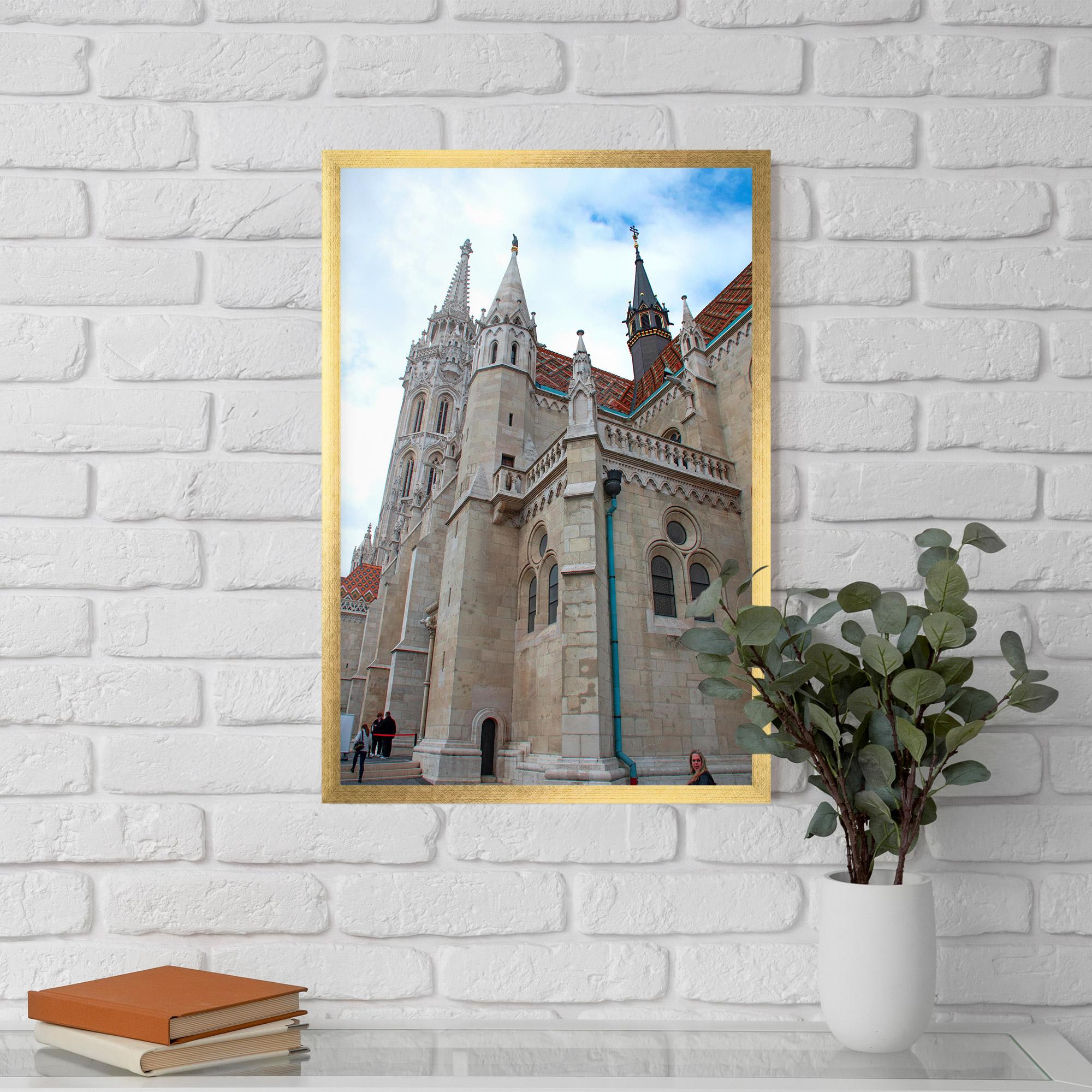 Poster Înrămat Old Building mockup 5