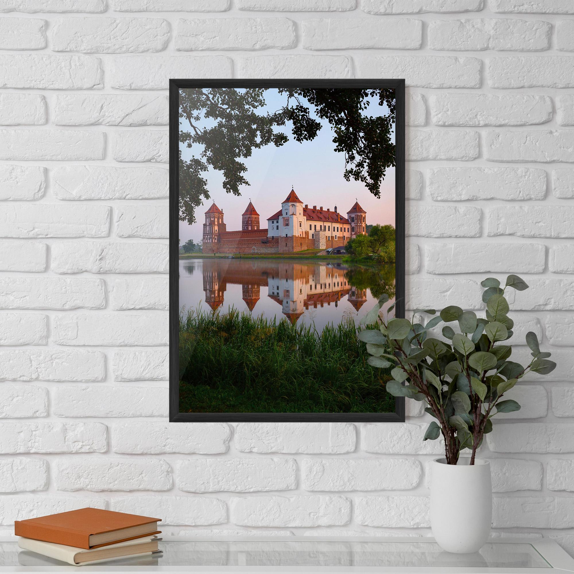 Poster Înrămat Ancient Castle Morning mockup 5