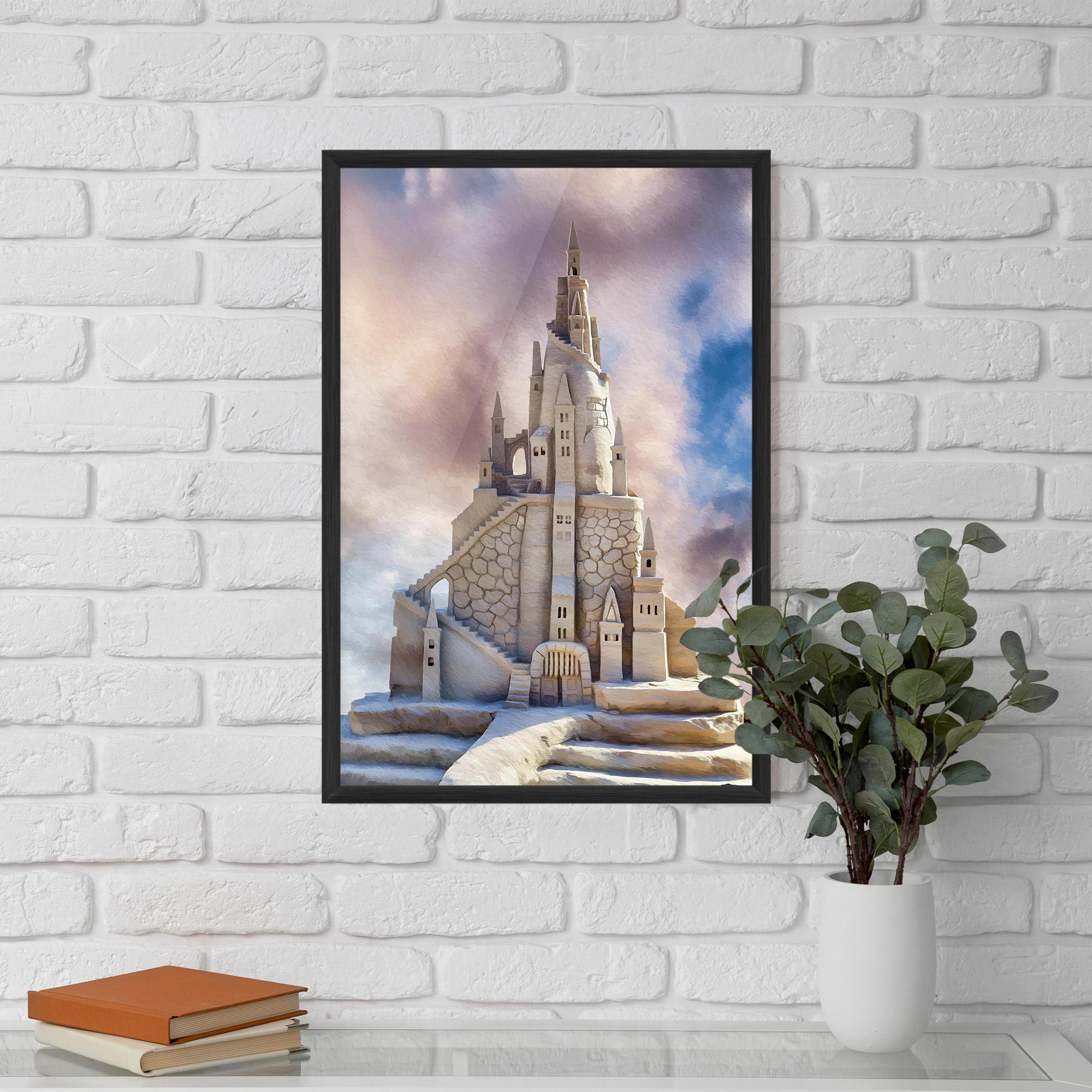 Poster Înrămat Cream Castle mockup 5