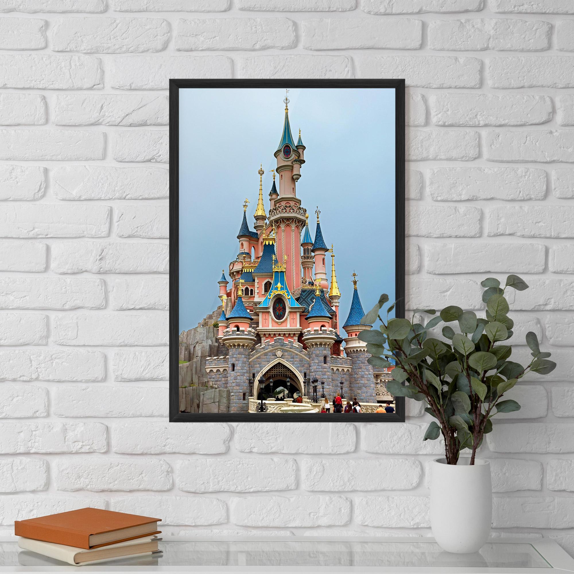 Poster Înrămat Disneyland Castle mockup 5