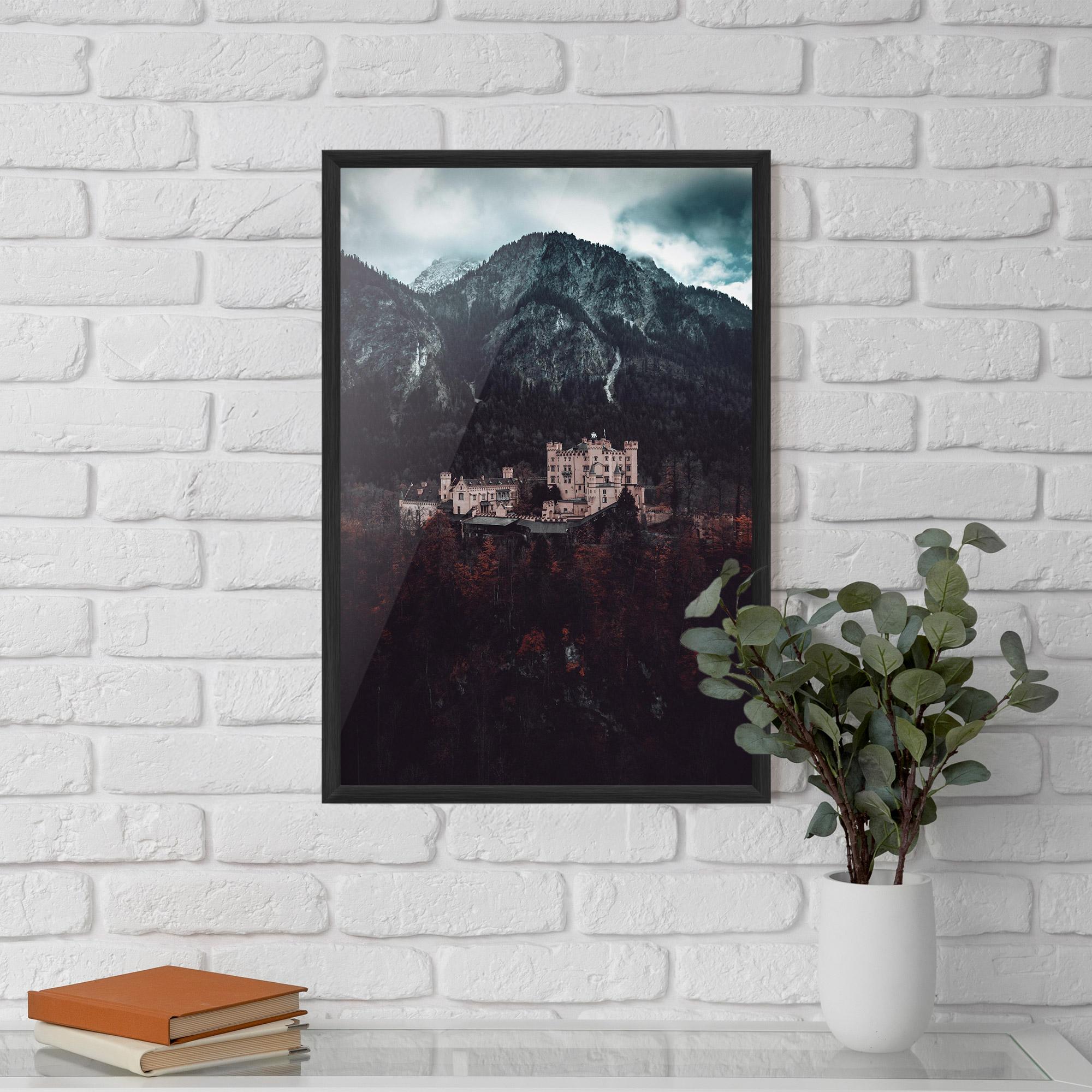 Poster Înrămat Forest Castle mockup 5