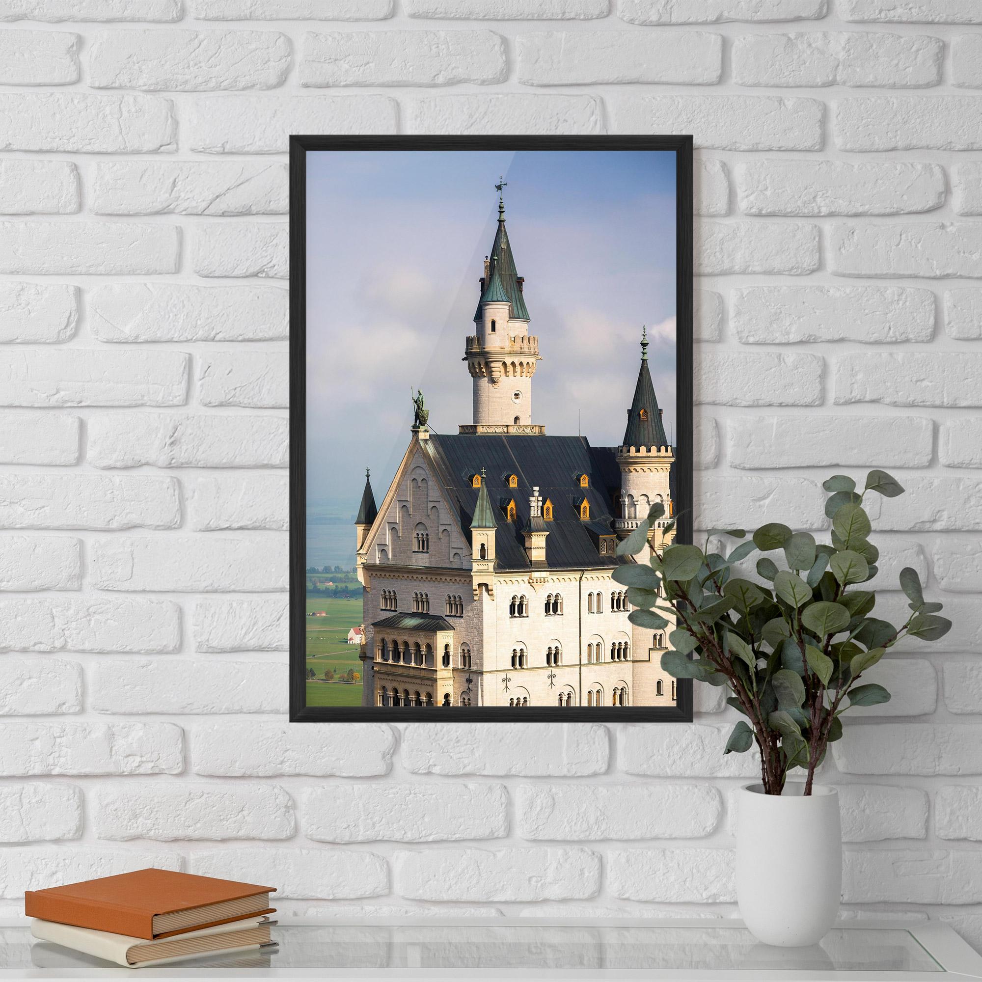 Poster Înrămat Neuschwanstein Castle View mockup 5