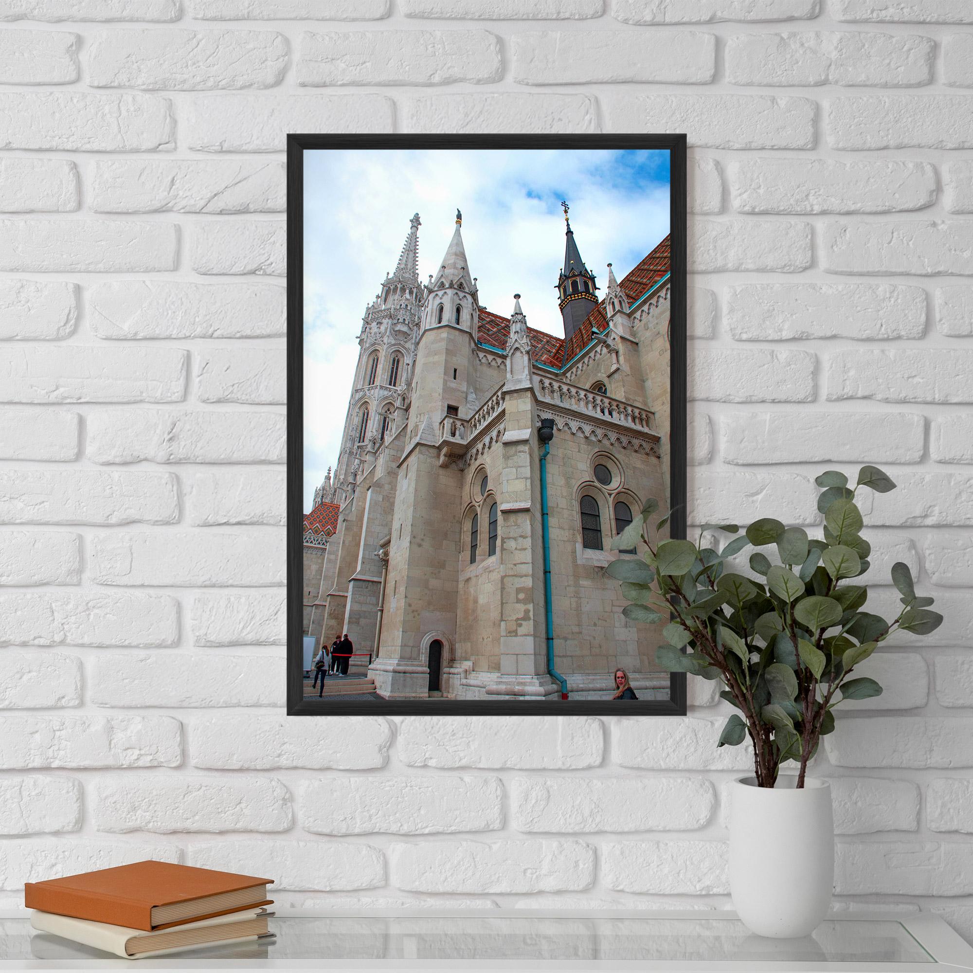 Poster Înrămat Old Building mockup 5