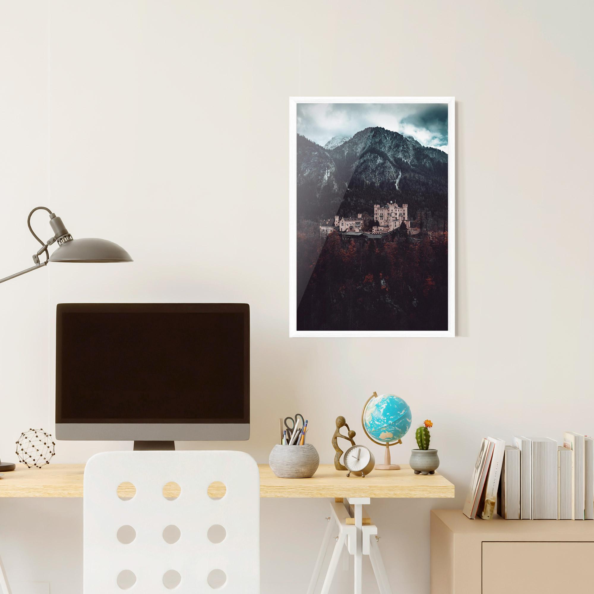 Poster Înrămat Forest Castle mockup 6