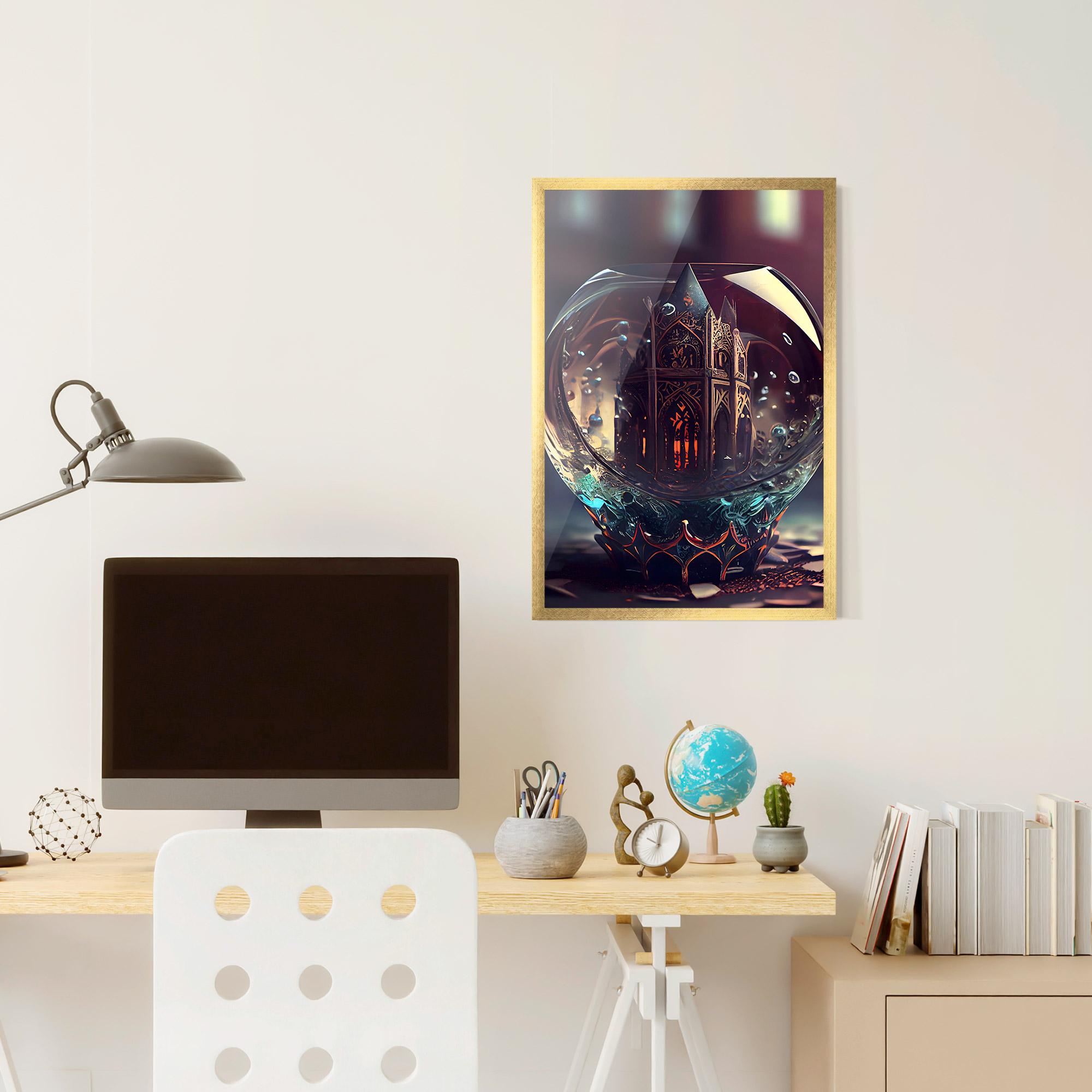 Poster Înrămat Church Ball mockup 6