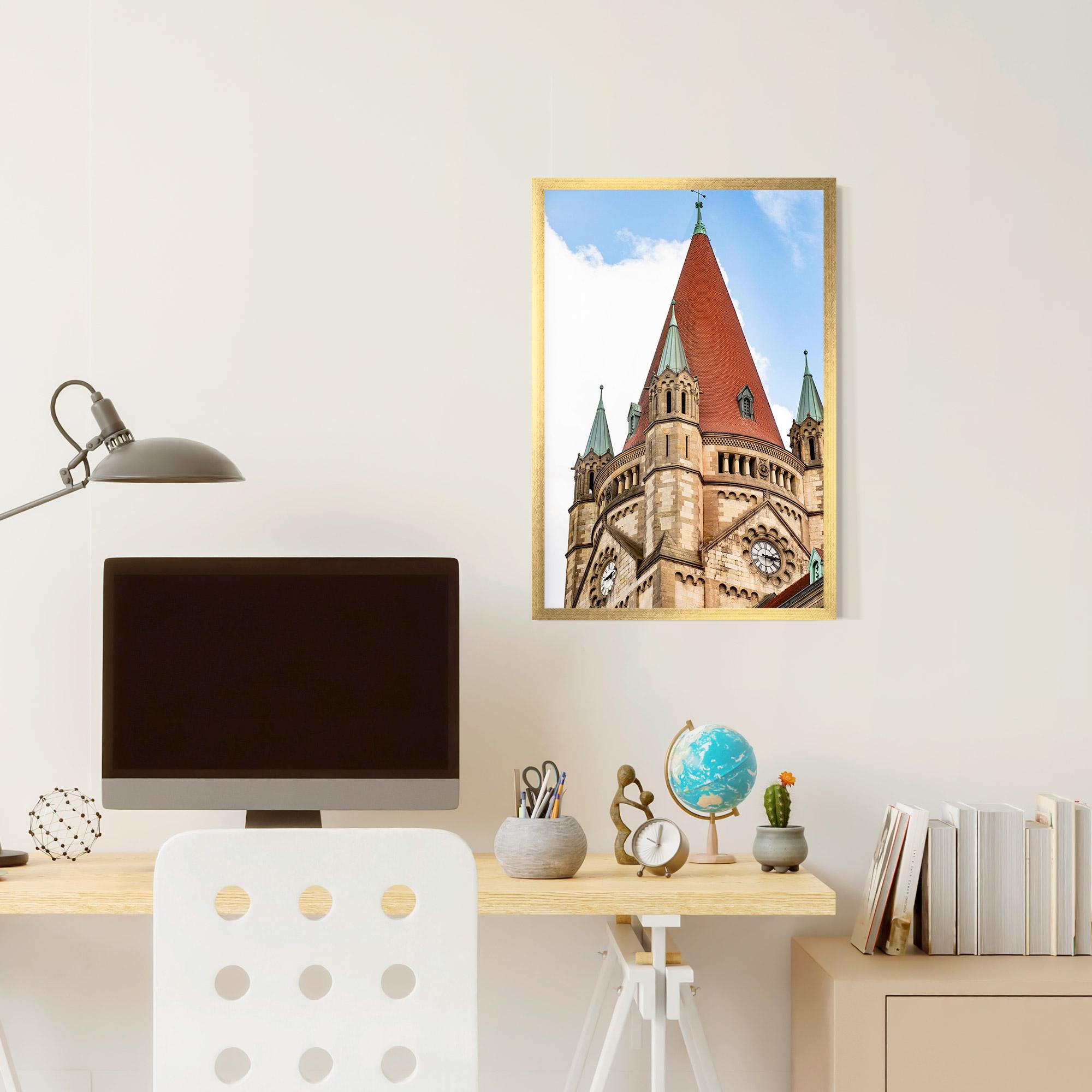 Poster Înrămat Church Vienna mockup 6