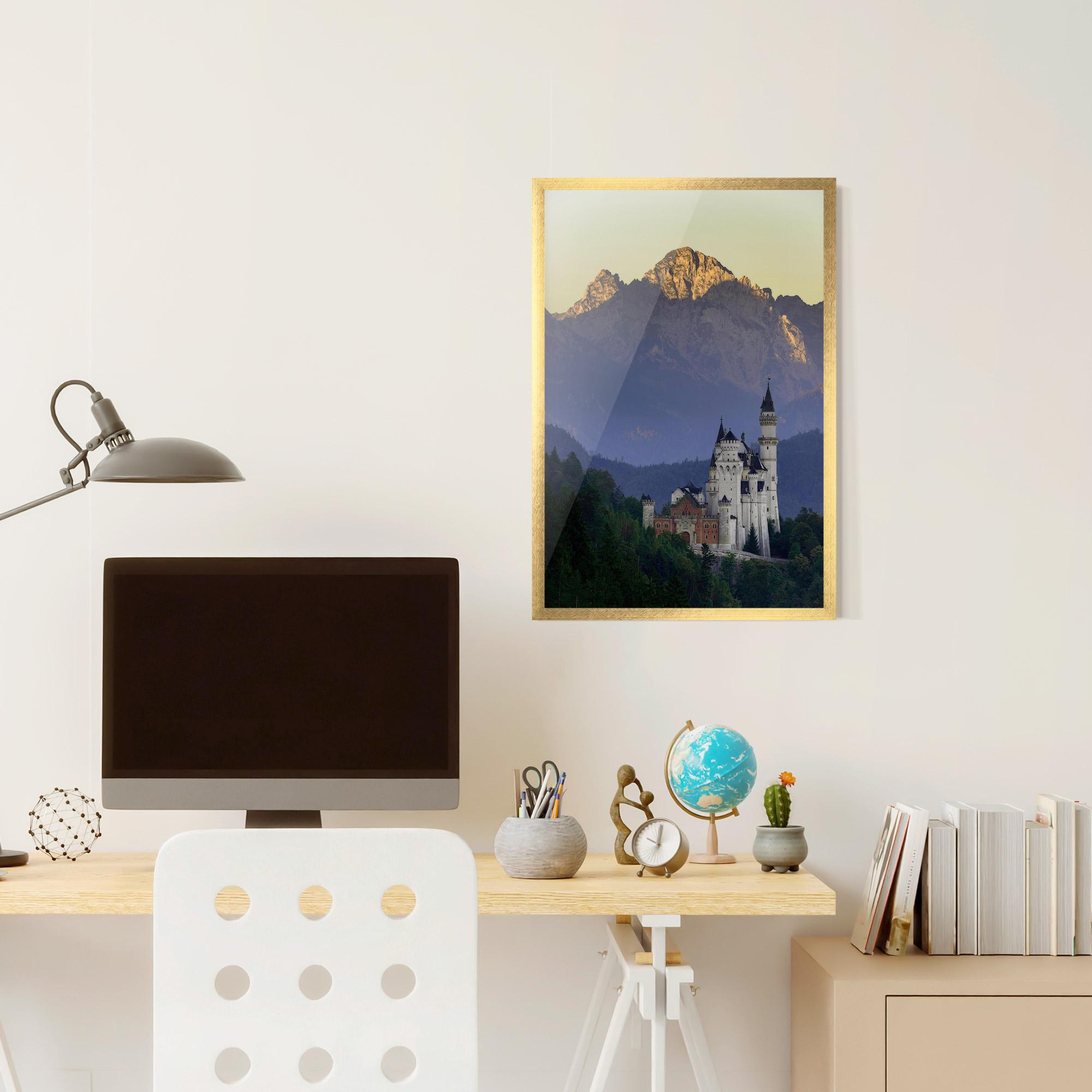 Poster Înrămat Neuschwanstein Castle mockup 6