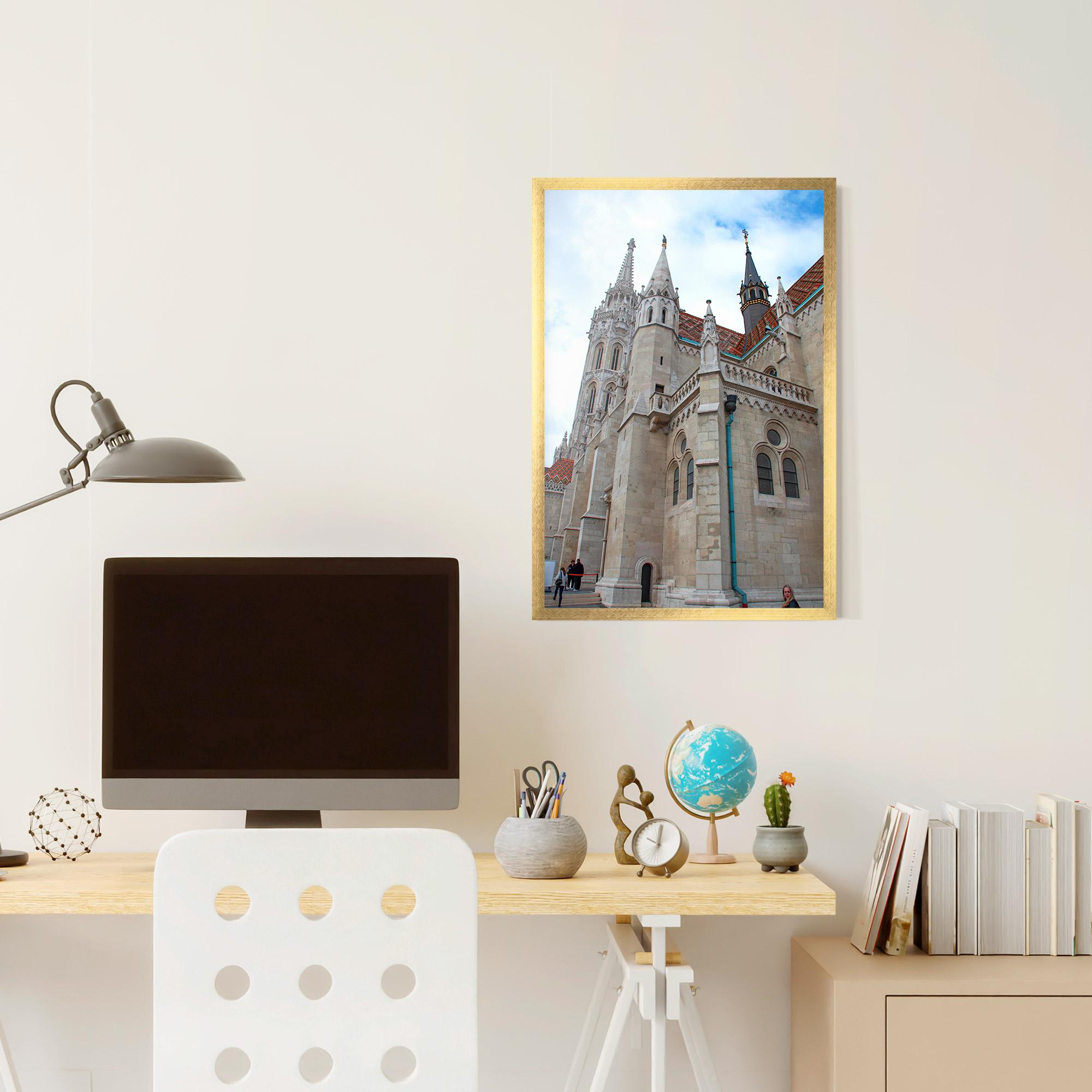 Poster Înrămat Old Building mockup 6